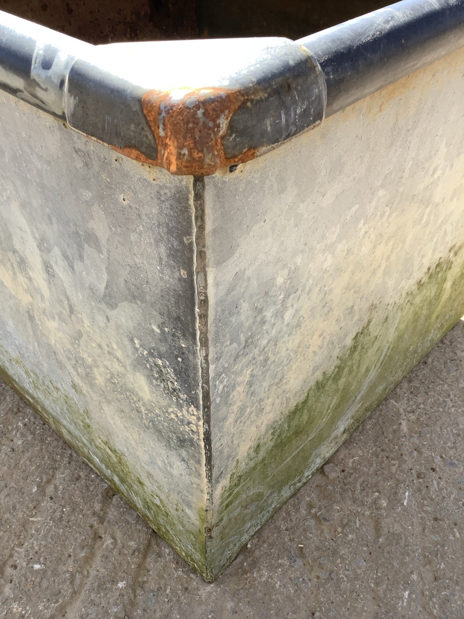 Rust on corner and green look