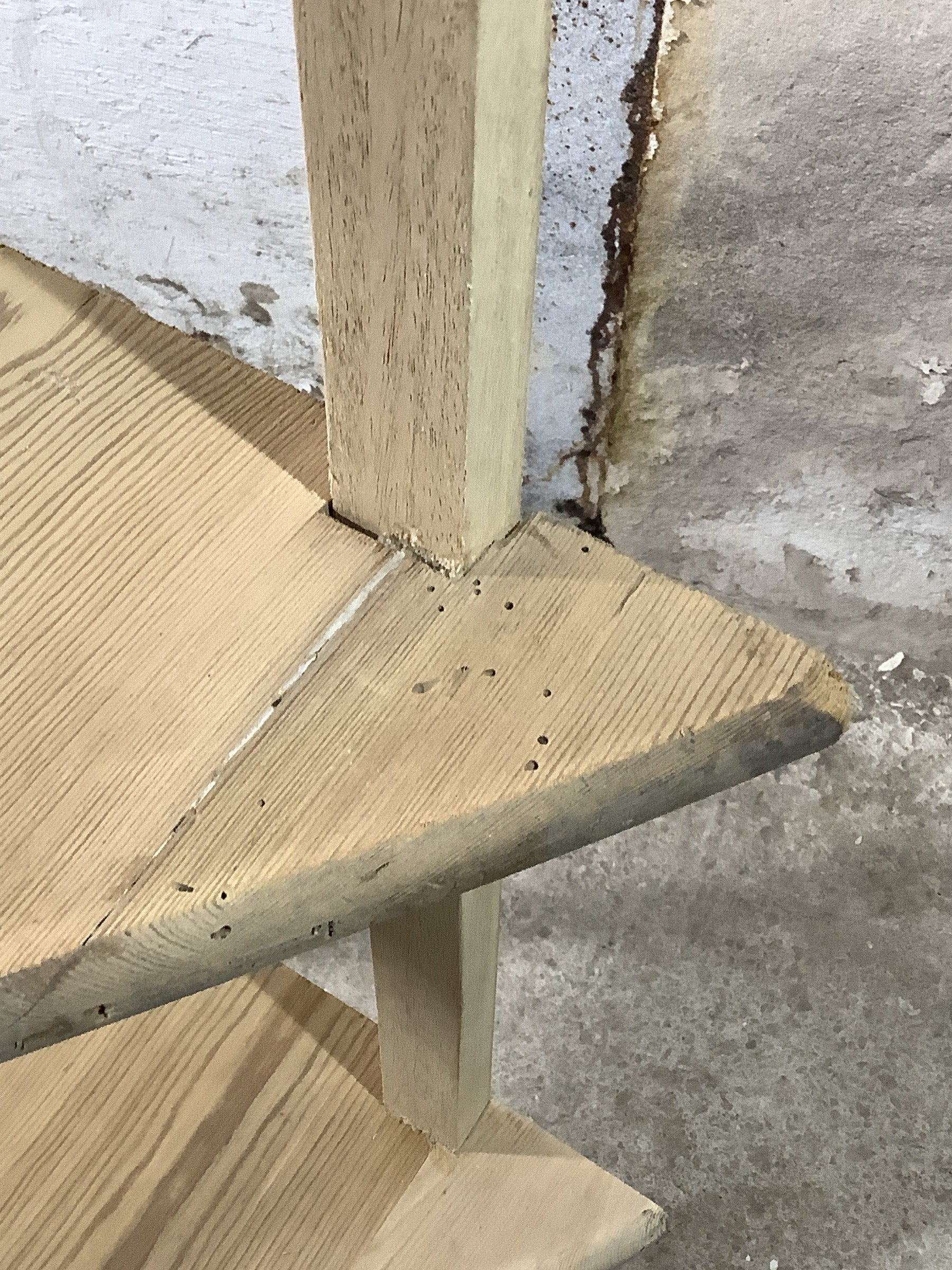 Wood worm holes