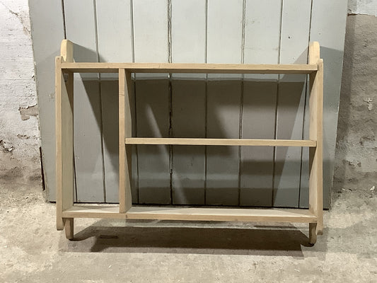 2ft Lovely Small Old Reclaimed Pine Natural Wooden Wall Shelf