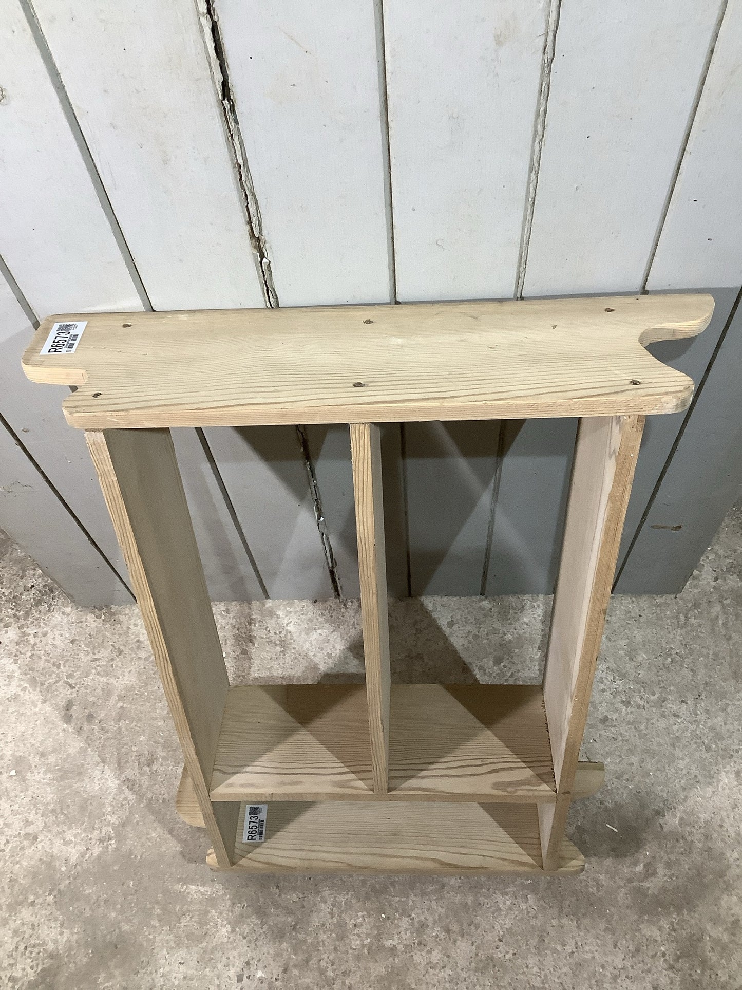 2ft Lovely Small Old Reclaimed Pine Natural Wooden Wall Shelf