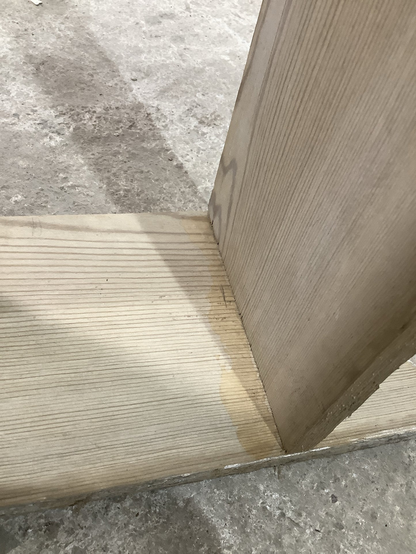 2ft Lovely Small Old Reclaimed Pine Natural Wooden Wall Shelf