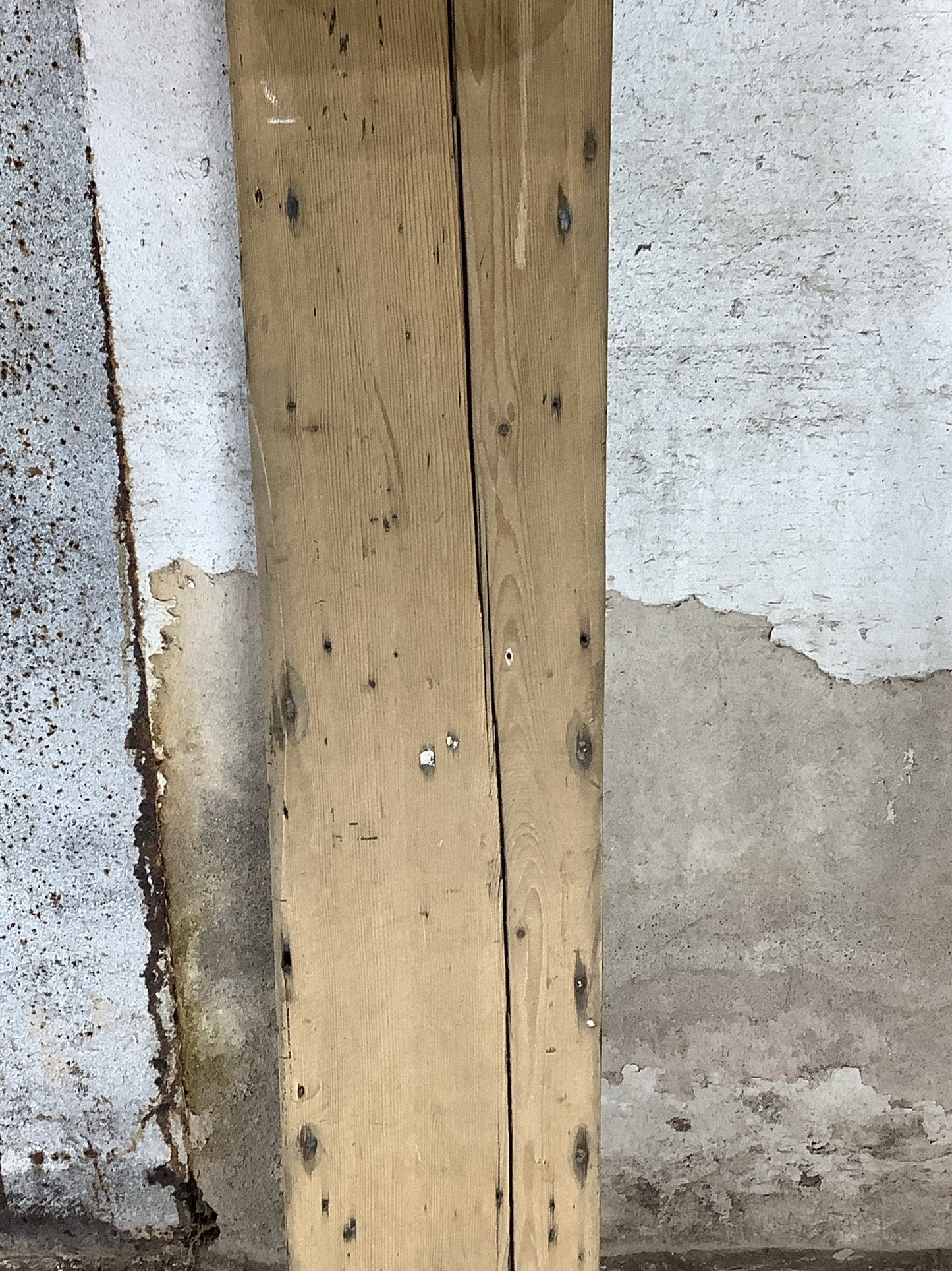 Large Rustic Reclaimed Stripped Old Wooden Pine Fire Surround