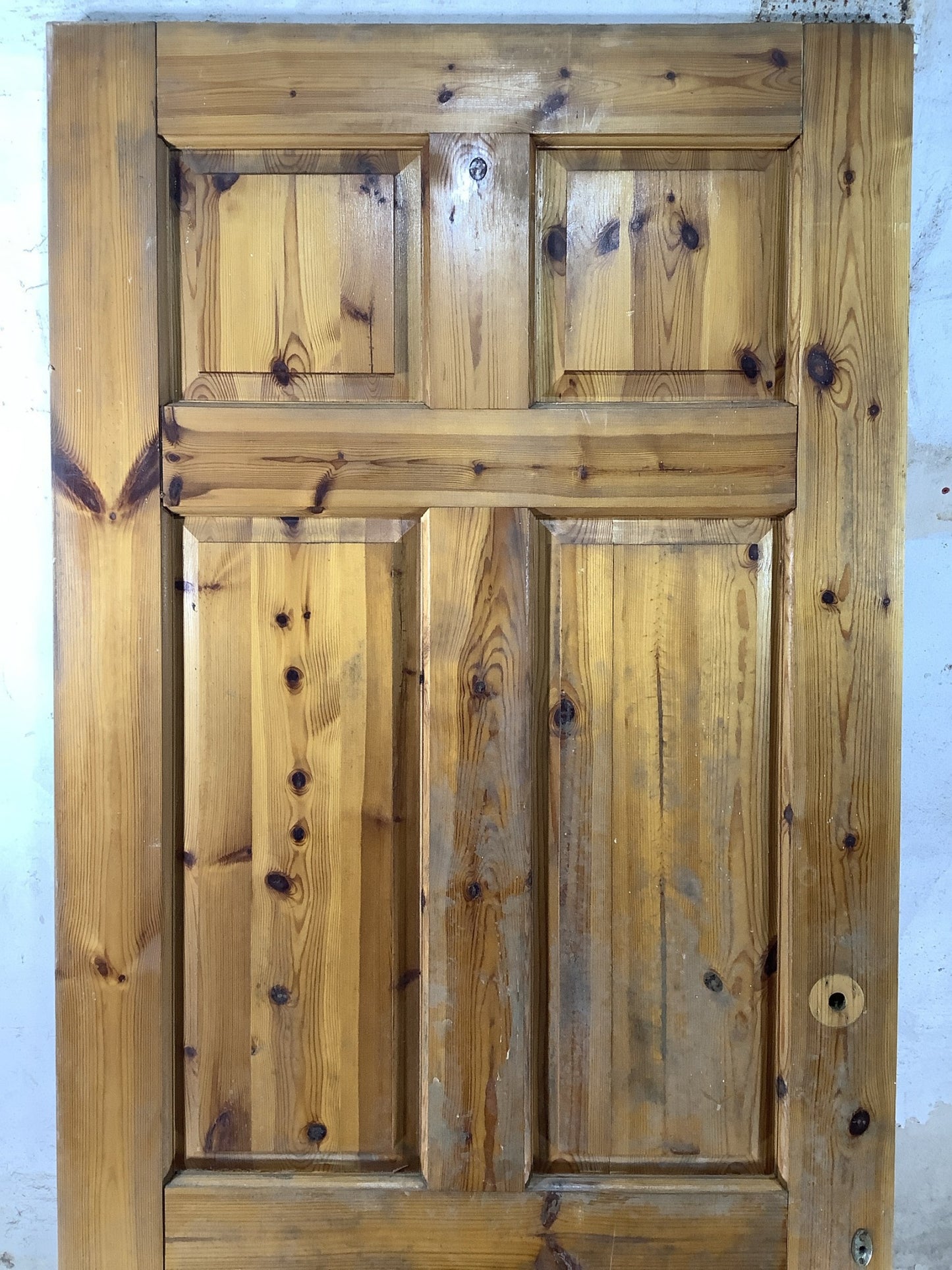 2nd Pic  Internal Varnished  Pine Reclaimed Door