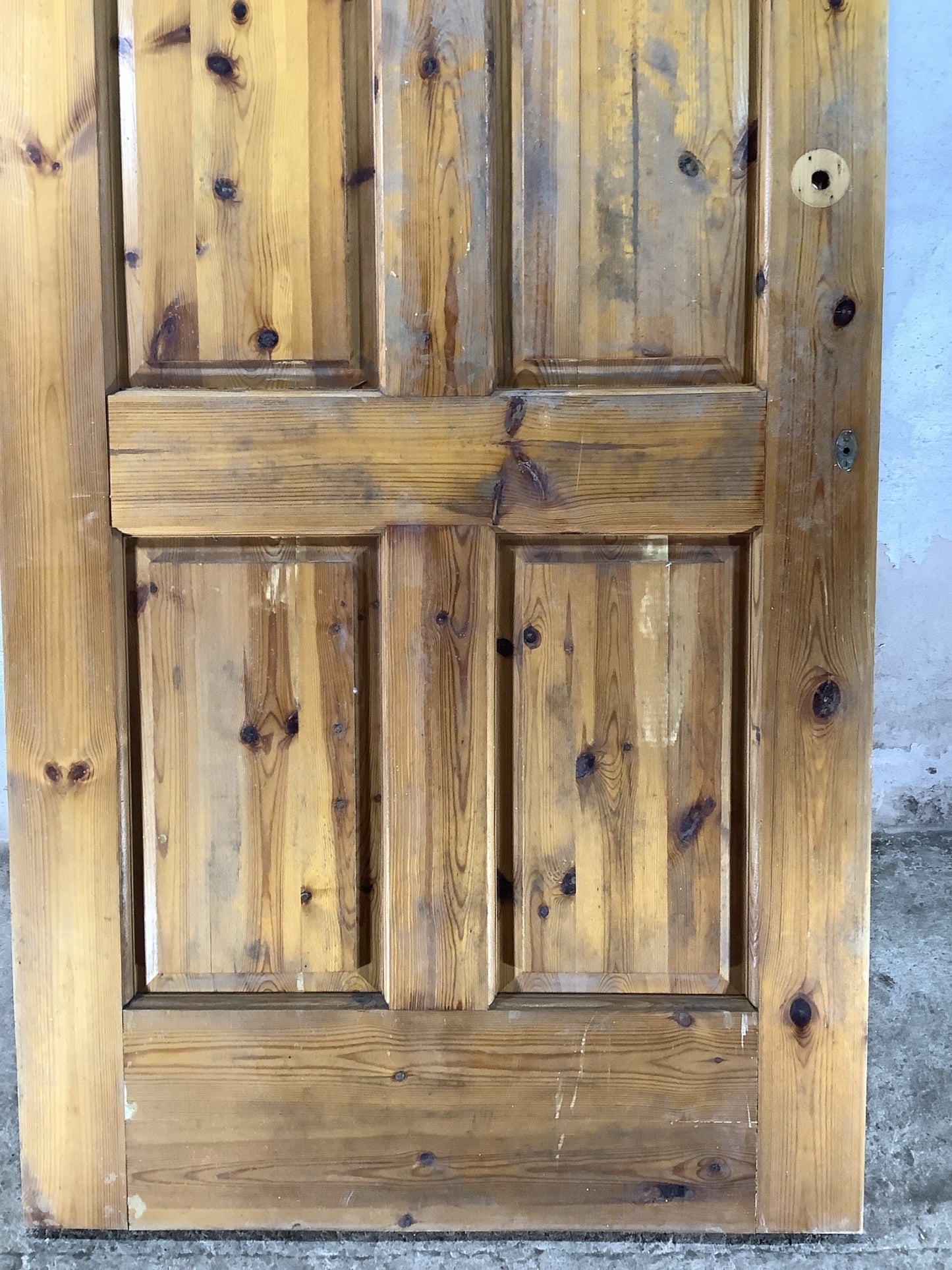 3rd Pic  Internal Varnished  Pine Reclaimed Door