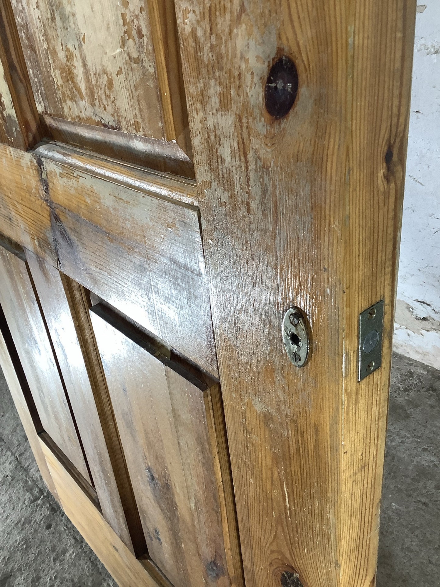 6th Pic  Internal Varnished  Pine Reclaimed Door