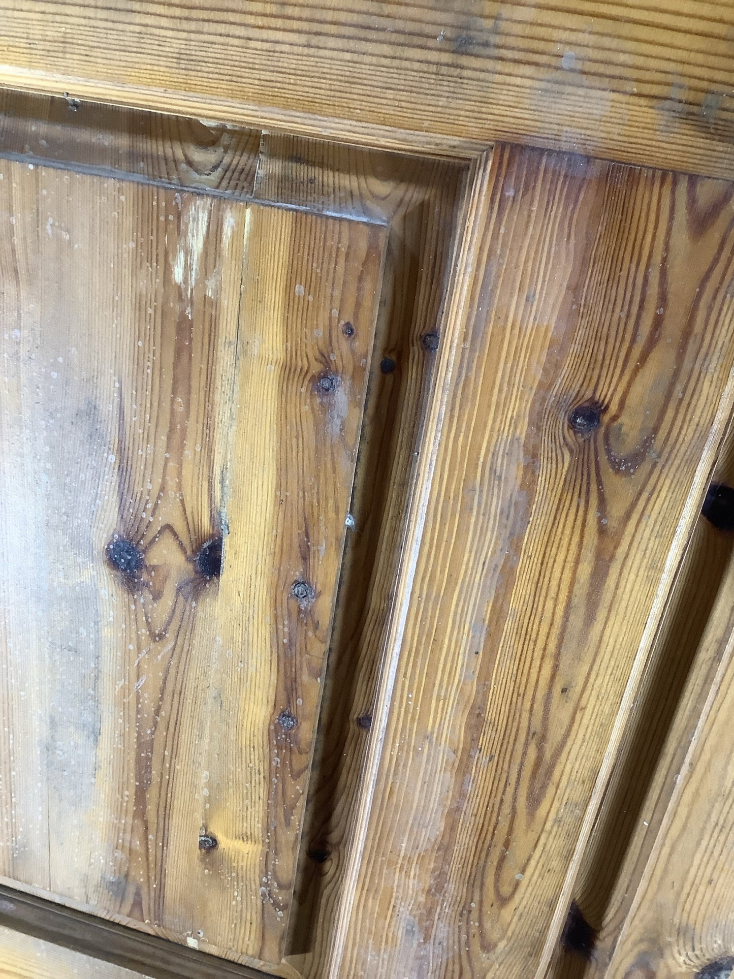 7th Pic  Internal Varnished  Pine Reclaimed Door