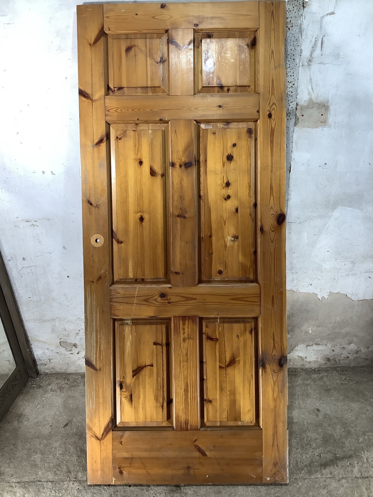 8th Pic  Internal Varnished  Pine Reclaimed Door