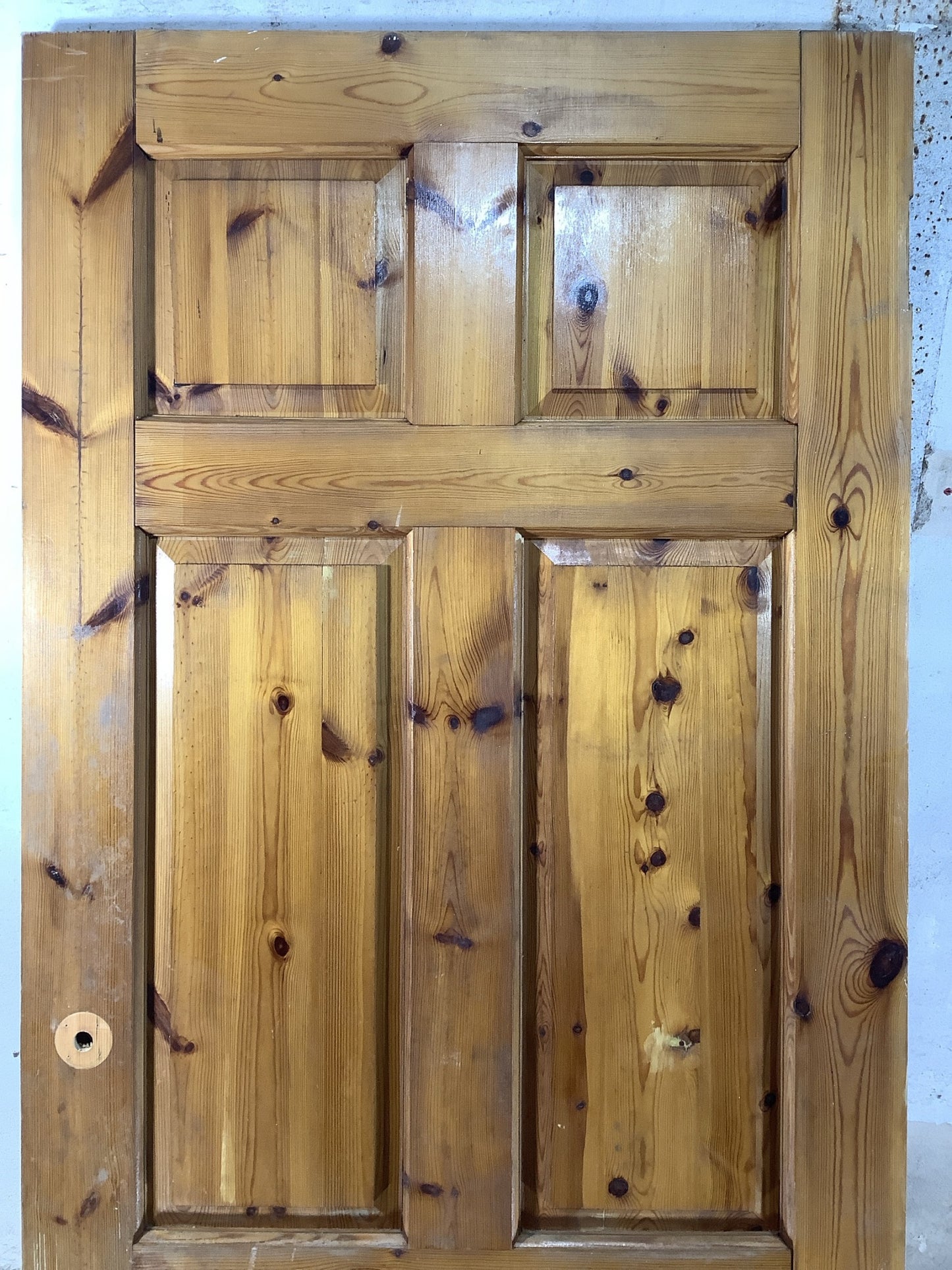 9th Pic  Internal Varnished  Pine Reclaimed Door