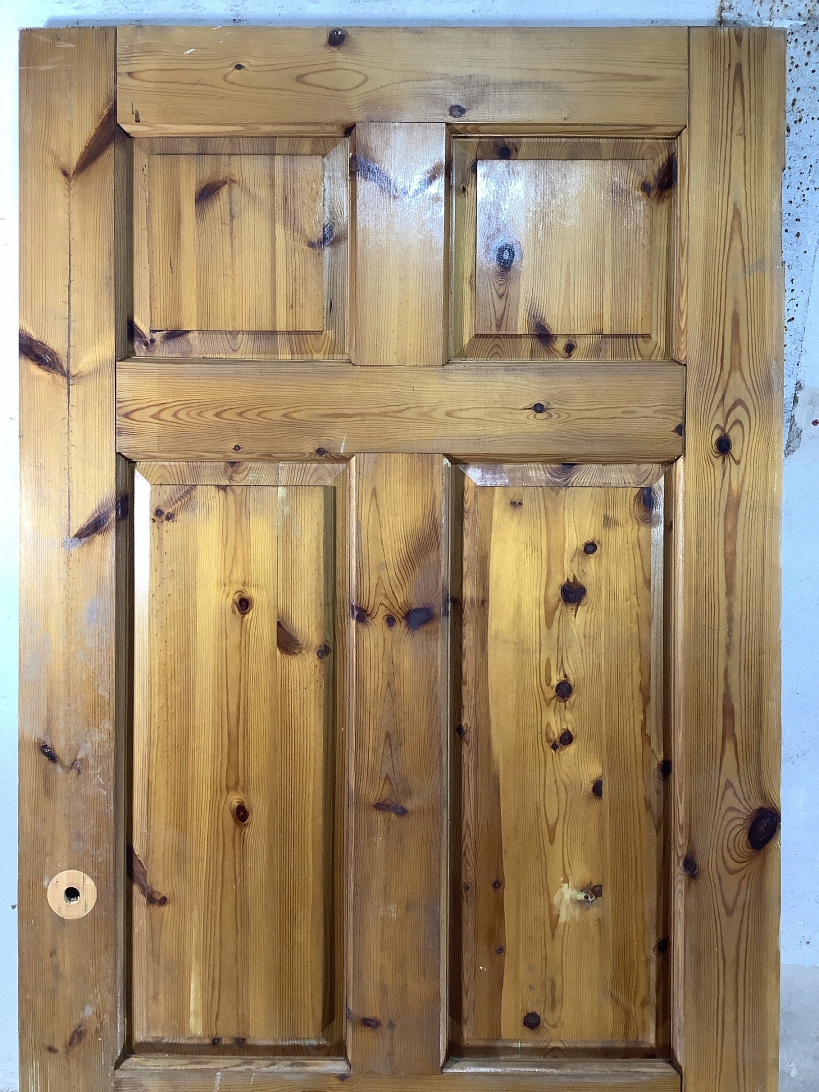 9th Pic  Internal Varnished  Pine Reclaimed Door