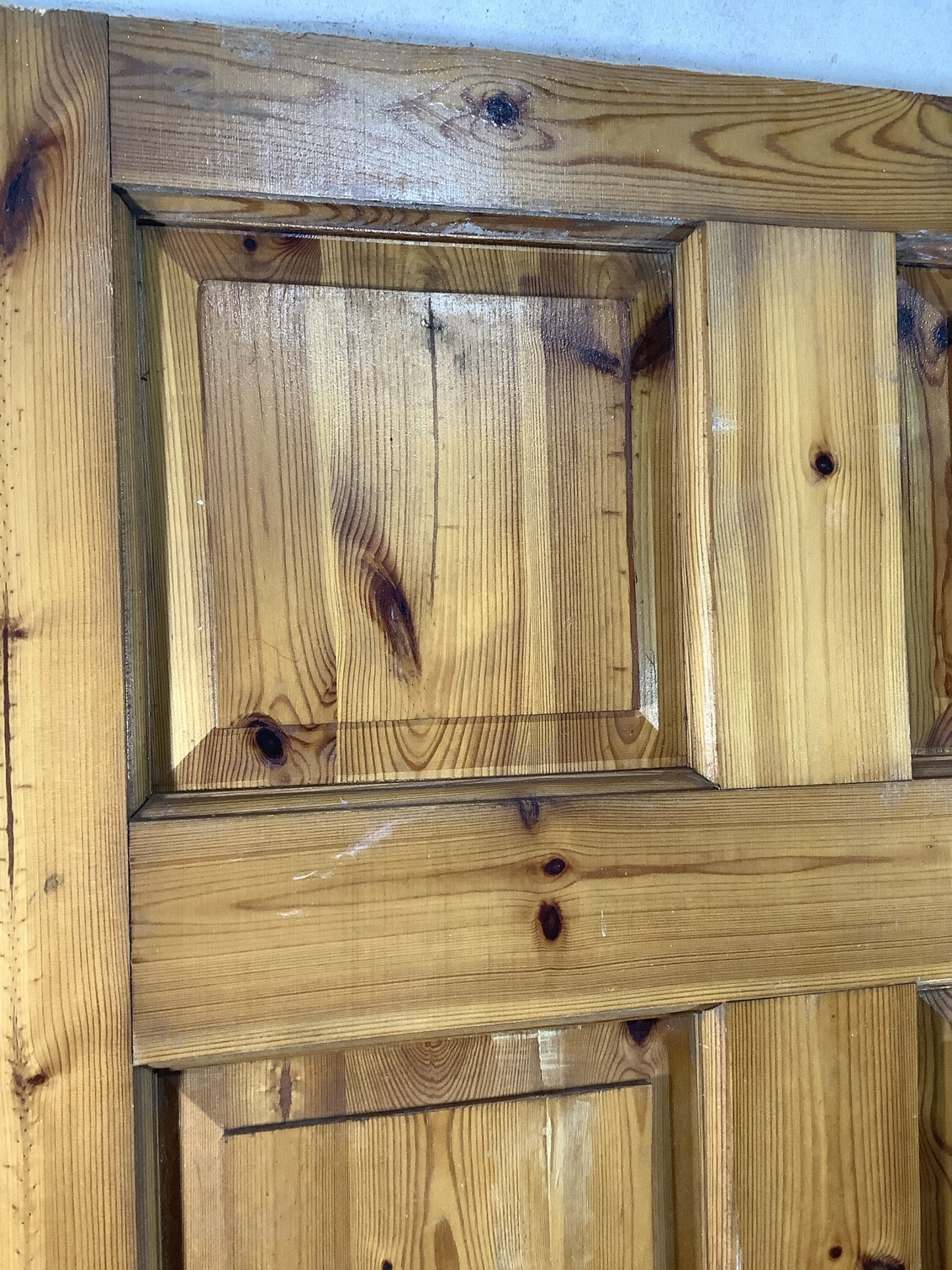 10th Pic Old Internal Varnished  Pine Reclaimed Door