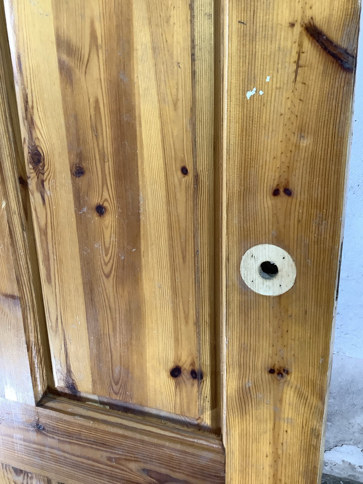 11th Pic Old Internal Varnished  Pine Reclaimed Door