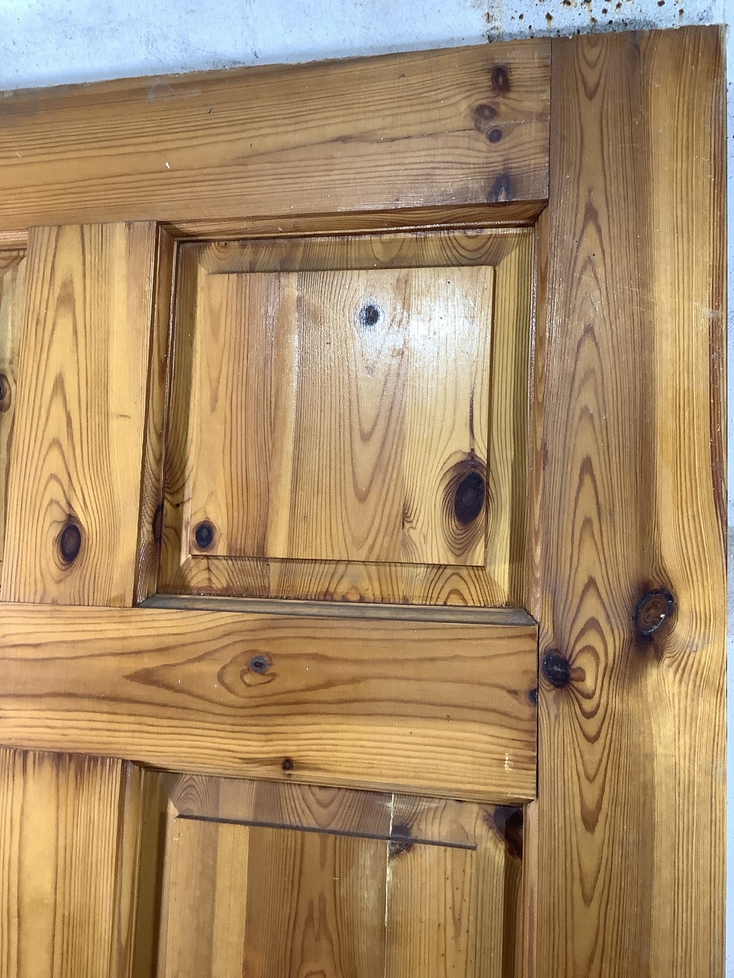 11th Pic Old Internal Varnished  Pine Reclaimed Door