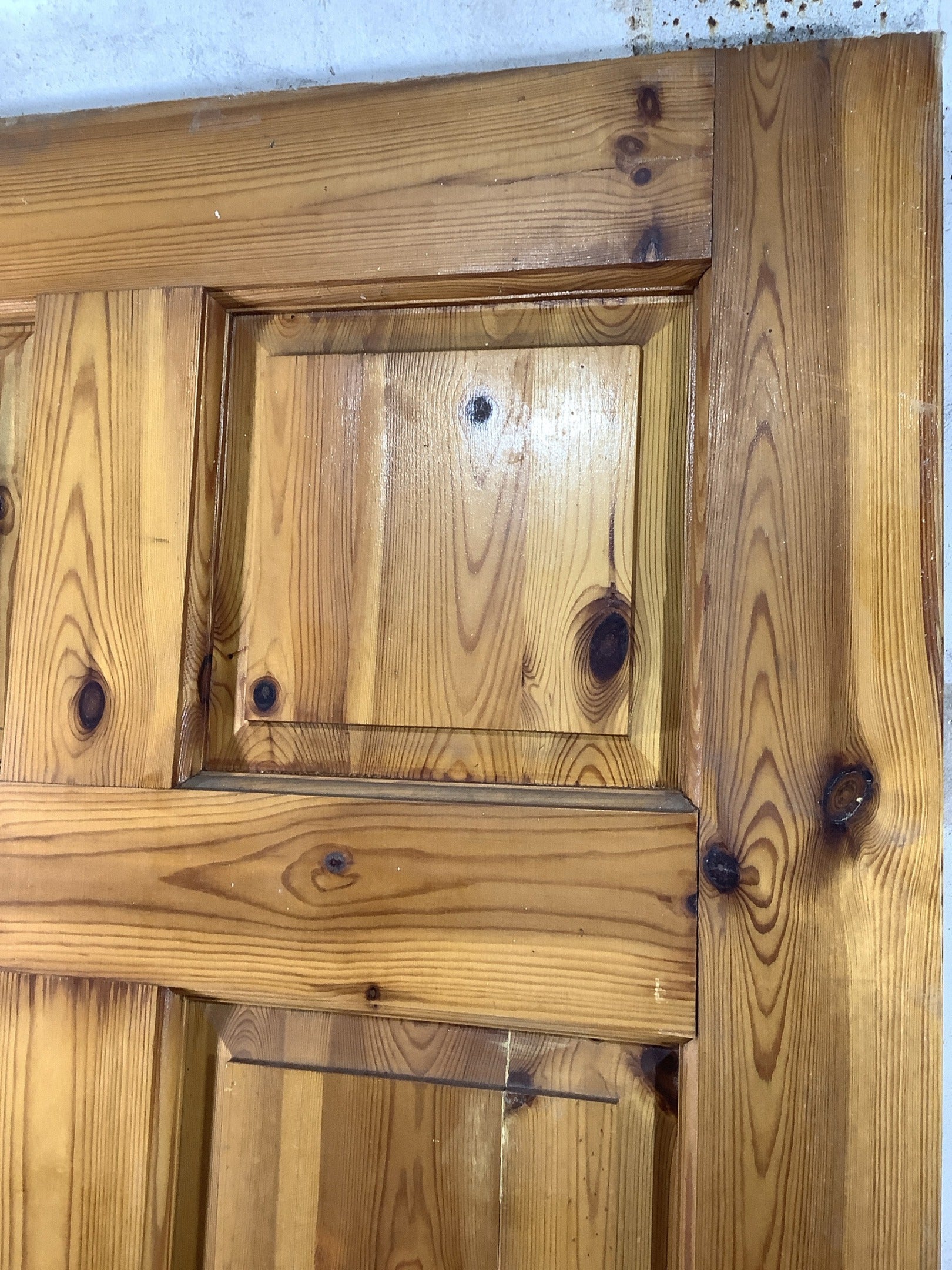 11th Pic Old Internal Varnished  Pine Reclaimed Door