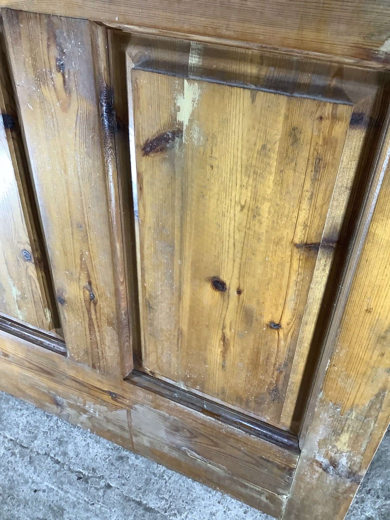 12th Pic Old Internal Varnished  Pine Reclaimed Door