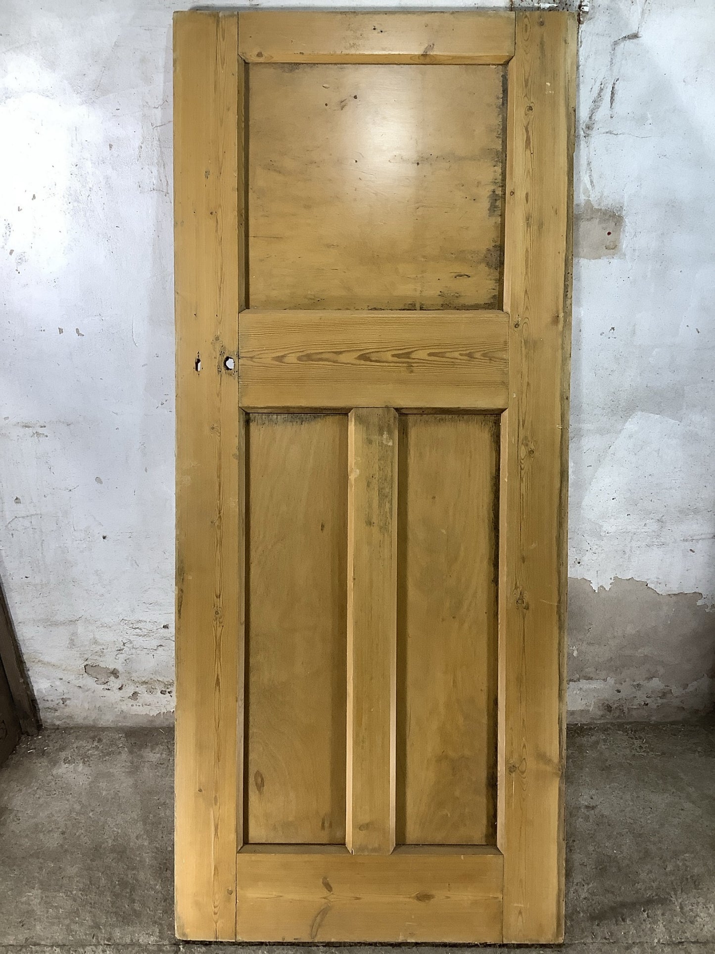 Main Picture 1930s Internal Varnished  Pine Reclaimed Door