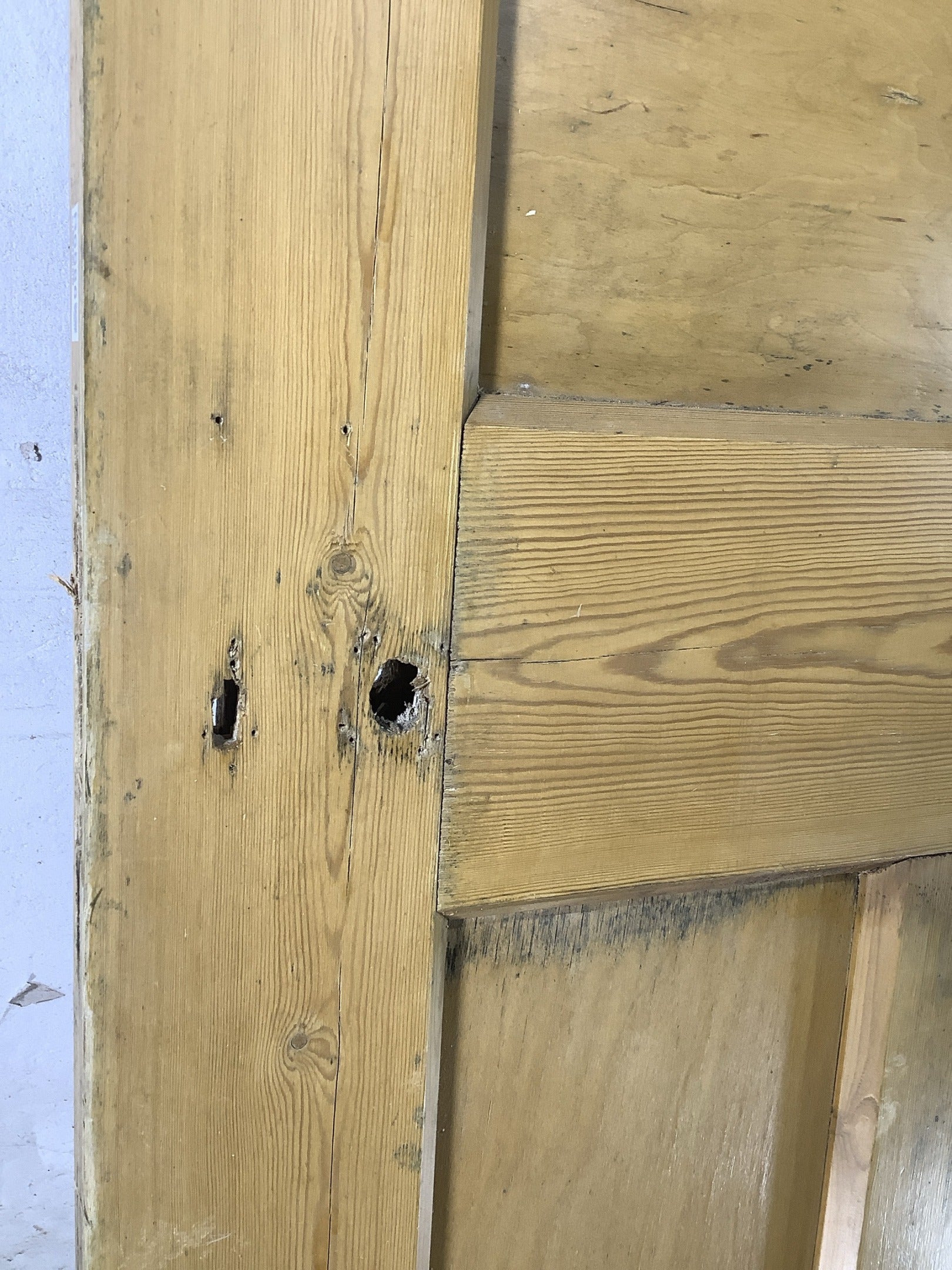 4th Pic 1930s Internal Varnished  Pine Reclaimed Door
