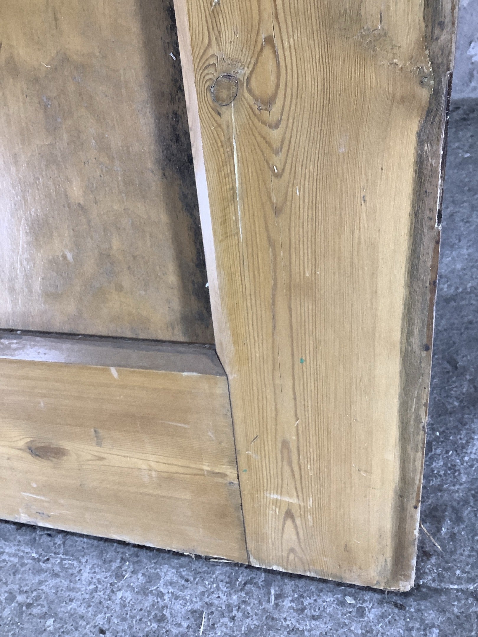 6th Pic 1930s Internal Varnished  Pine Reclaimed Door