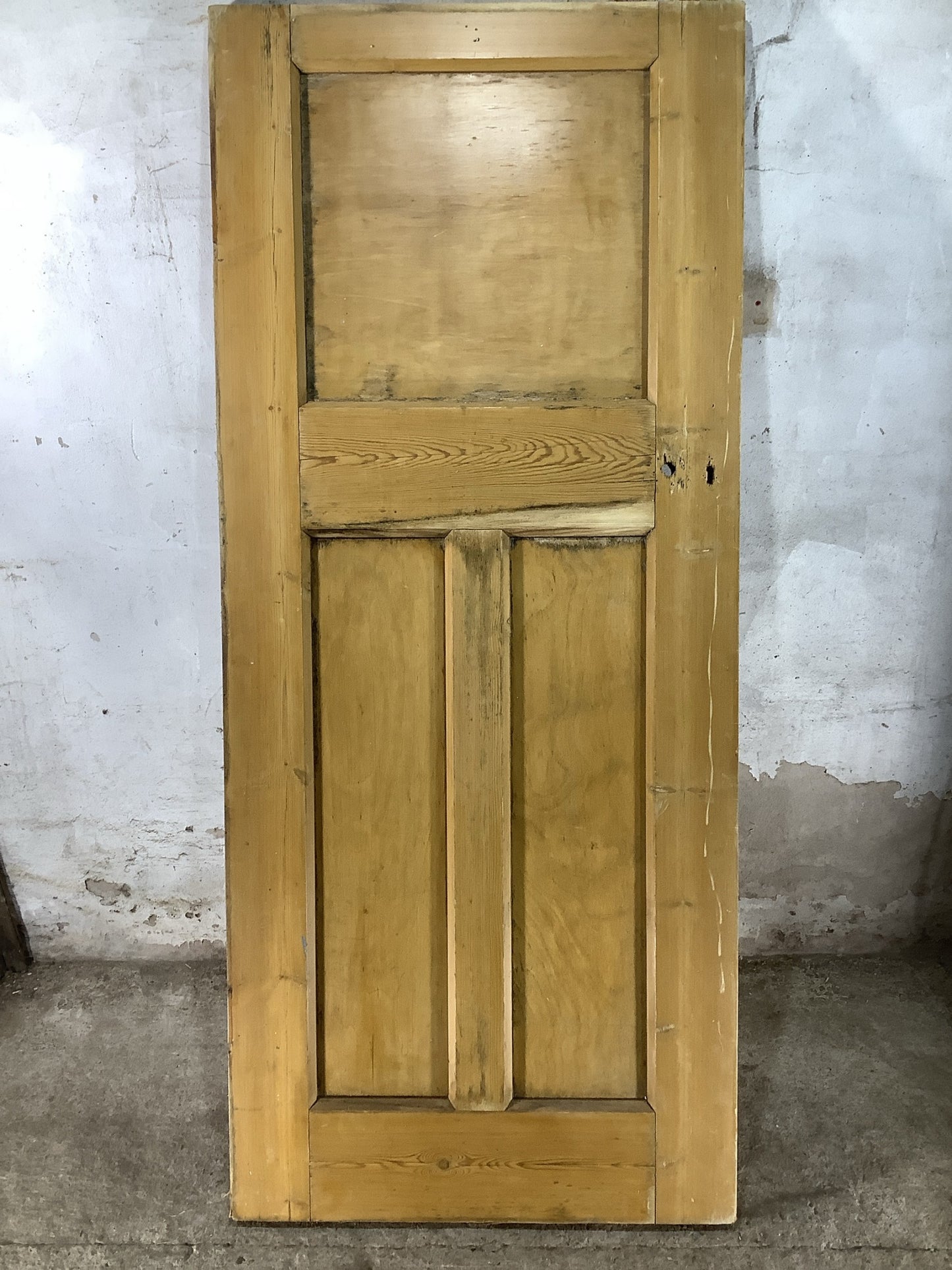 7th Pic 1930s Internal Varnished  Pine Reclaimed Door
