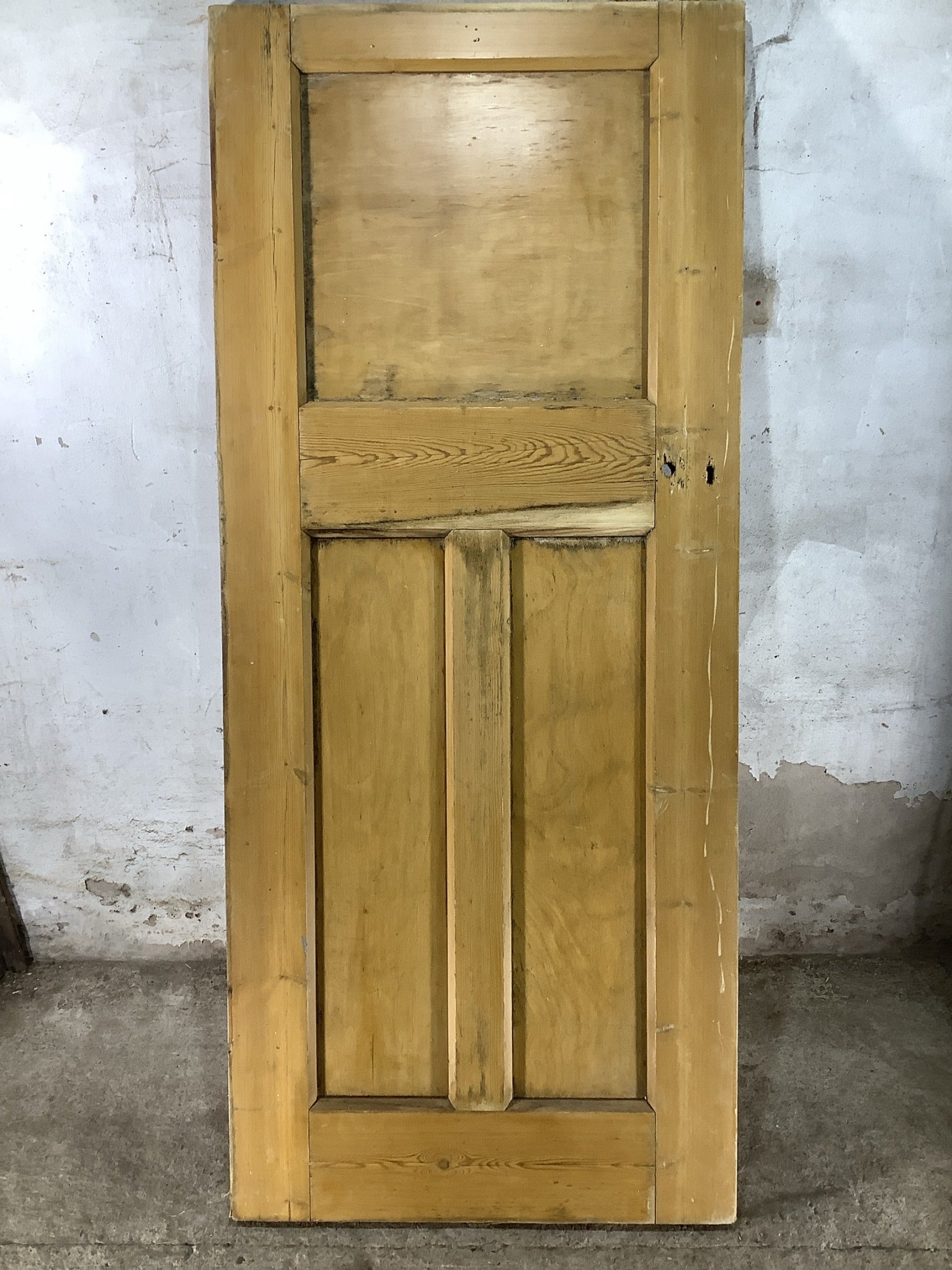 7th Pic 1930s Internal Varnished  Pine Reclaimed Door