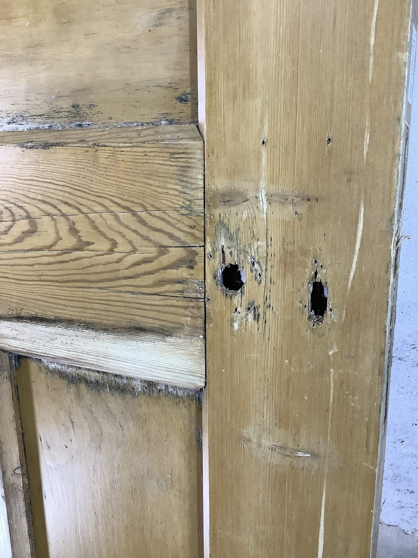 10th Pic 1930s Internal Varnished  Pine Reclaimed Door