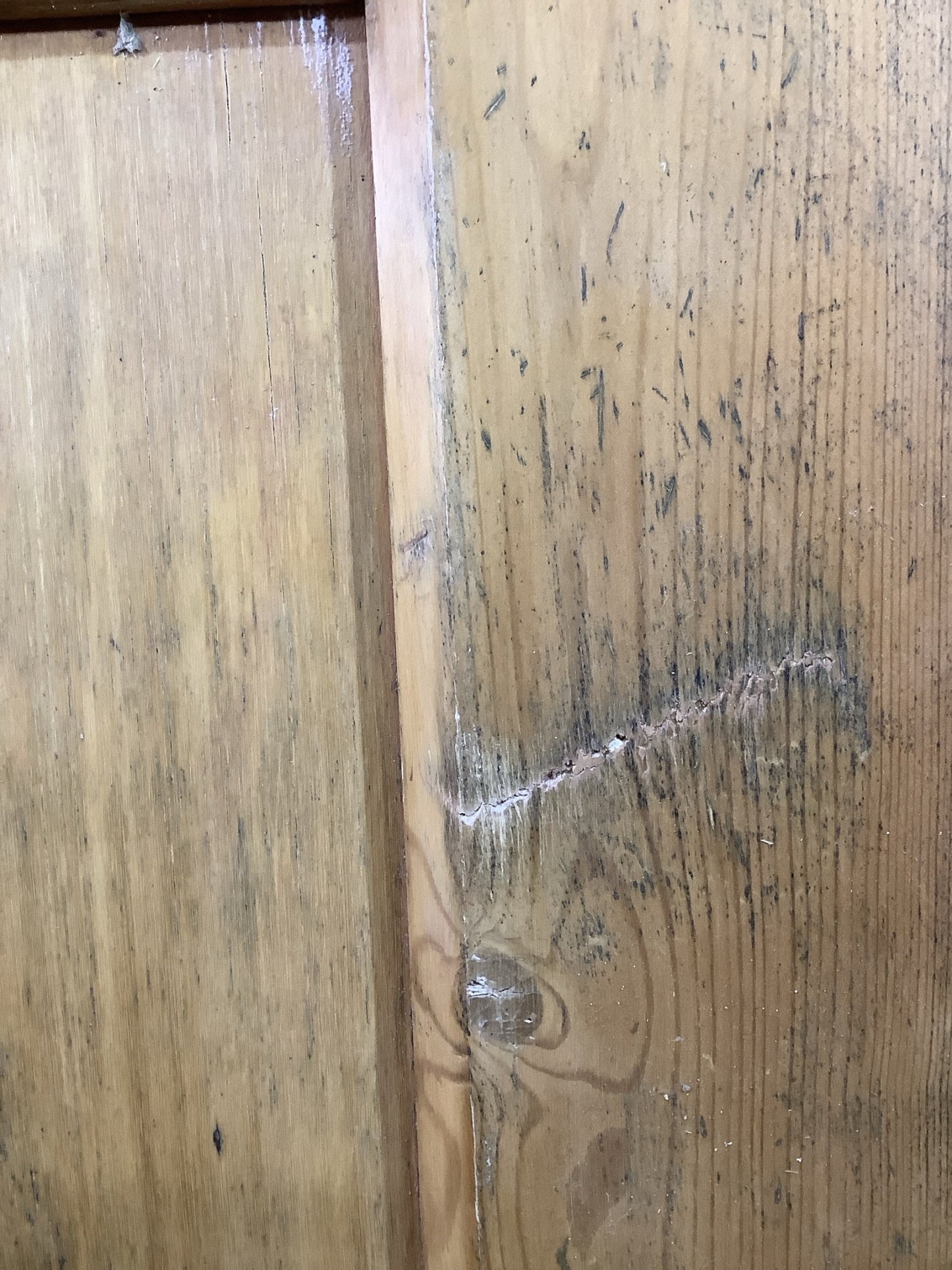 6th Pic 1930s Internal Stripped  Pine Reclaimed Door