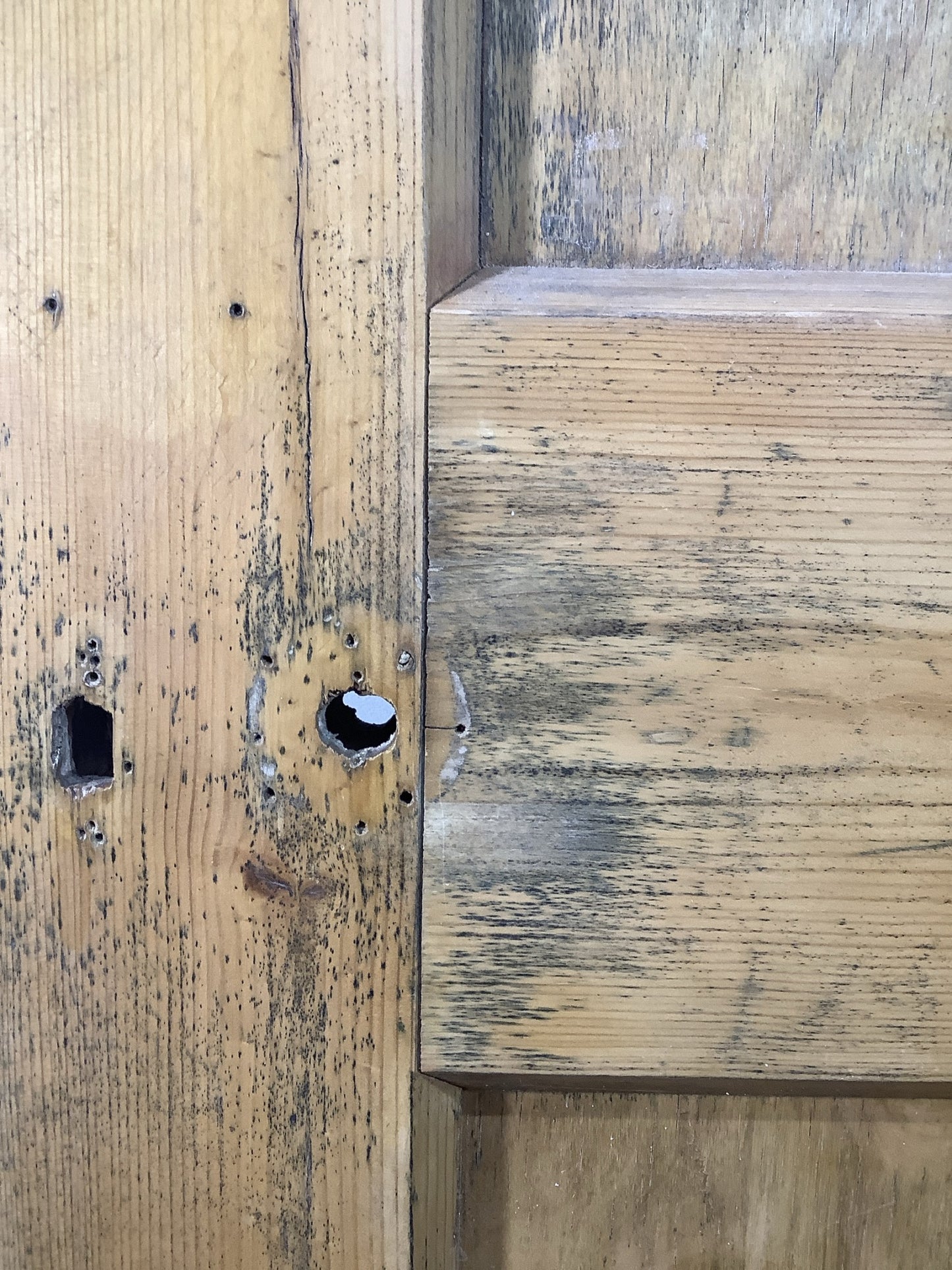 8th Pic 1930s Internal Stripped  Pine Reclaimed Door