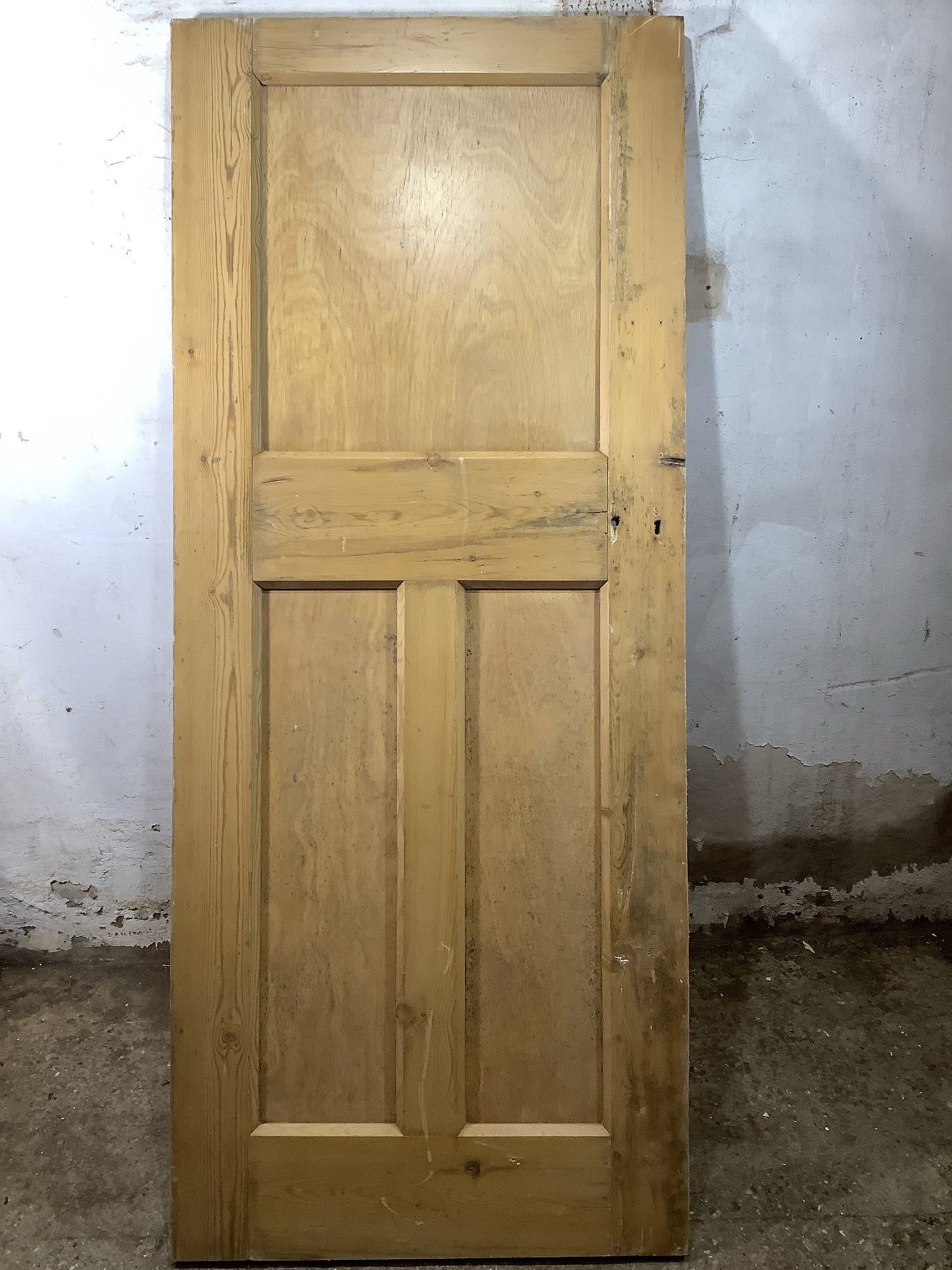 Main Picture 1930s Internal Stripped  Pitch Pine Reclaimed Door