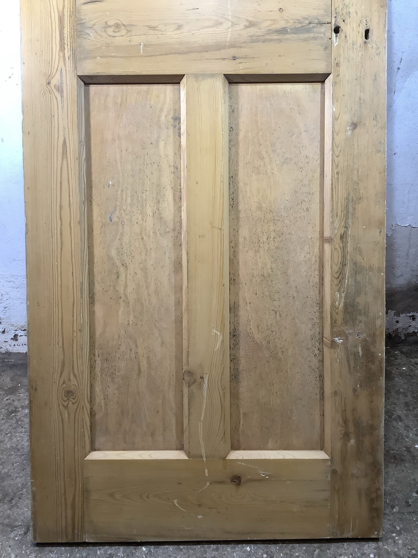 3rd Pic 1930s Internal Stripped  Pitch Pine Reclaimed Door