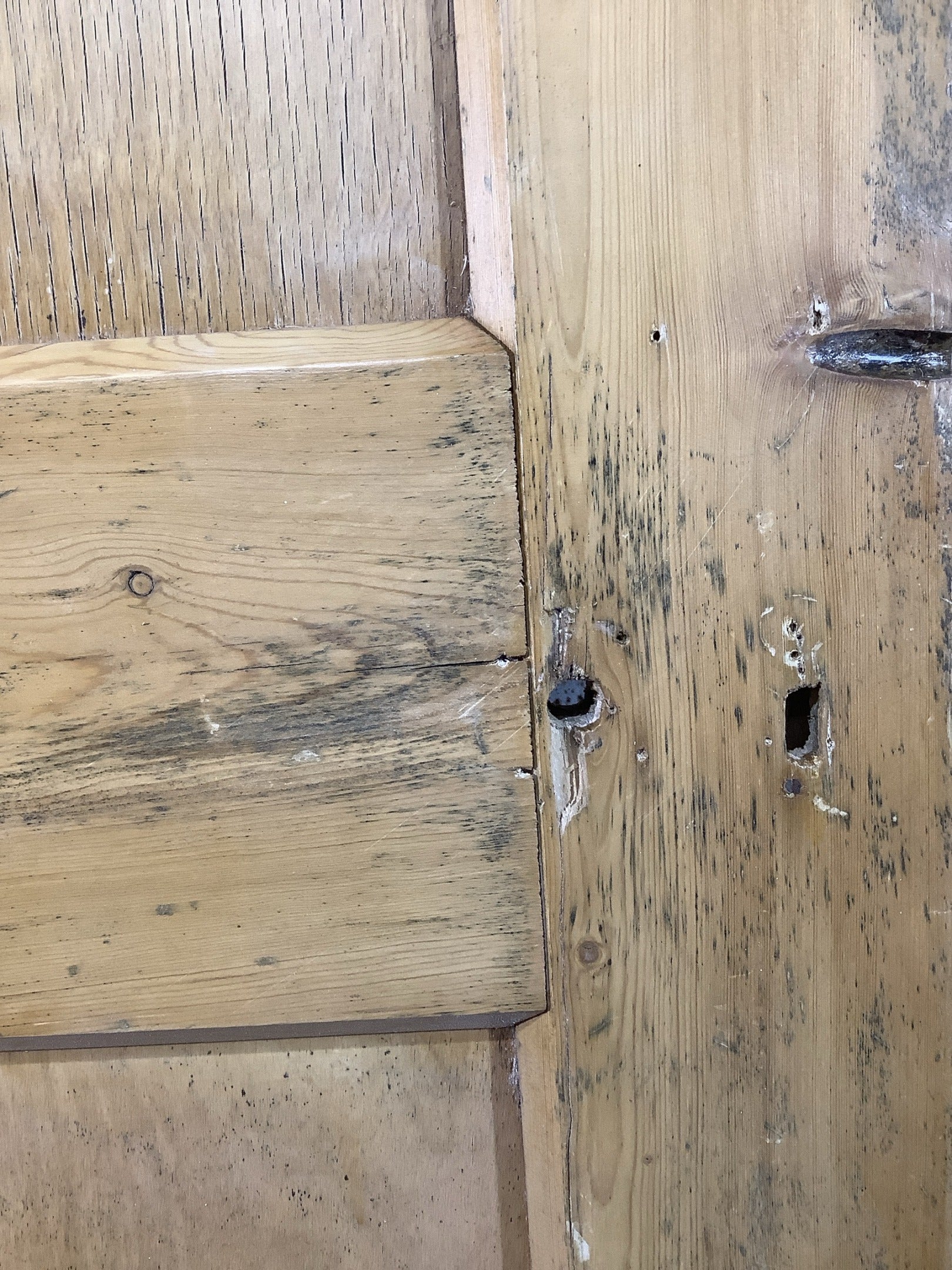 4th Pic 1930s Internal Stripped  Pitch Pine Reclaimed Door