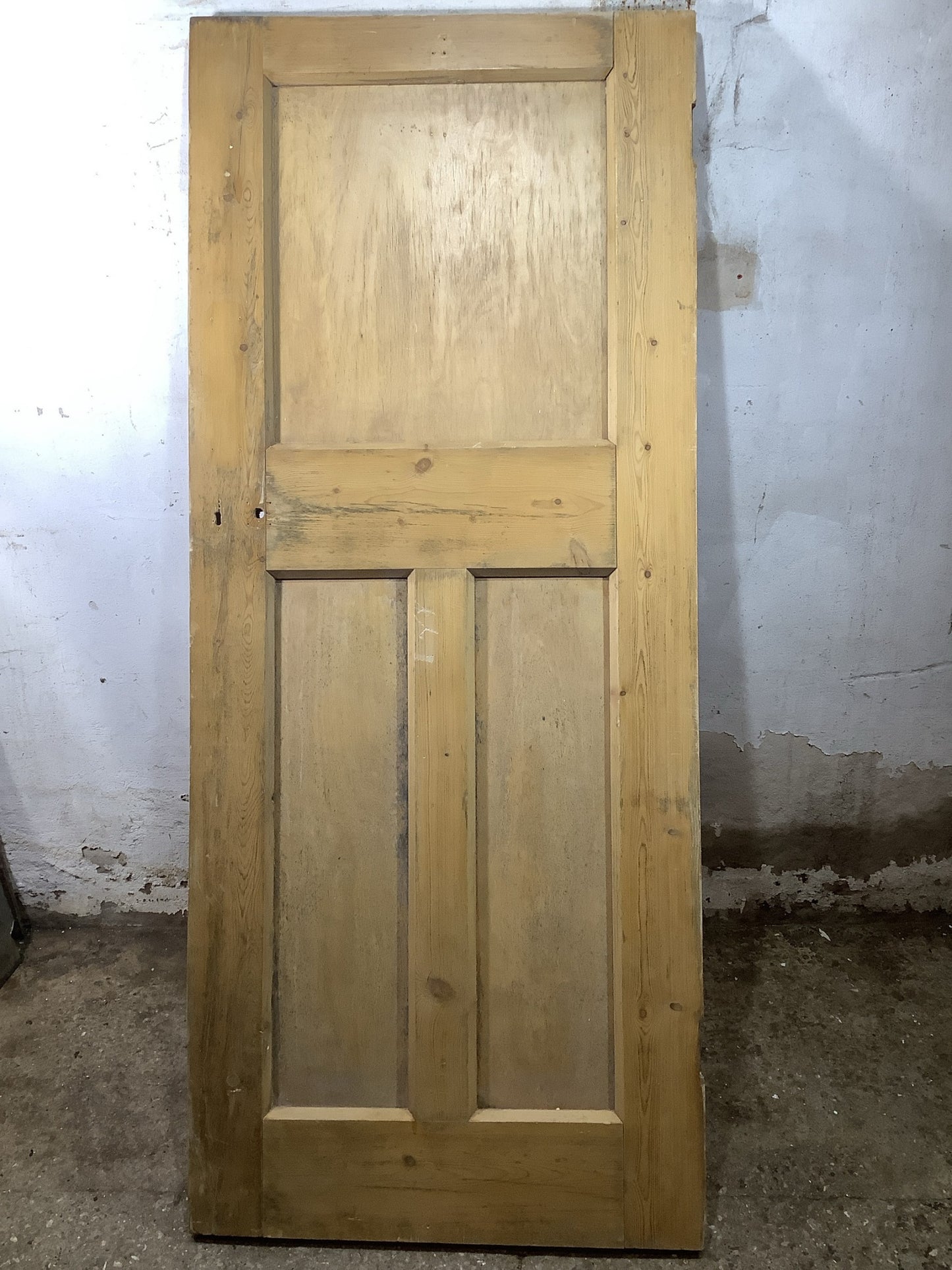 7th Pic 1930s Internal Stripped  Pitch Pine Reclaimed Door