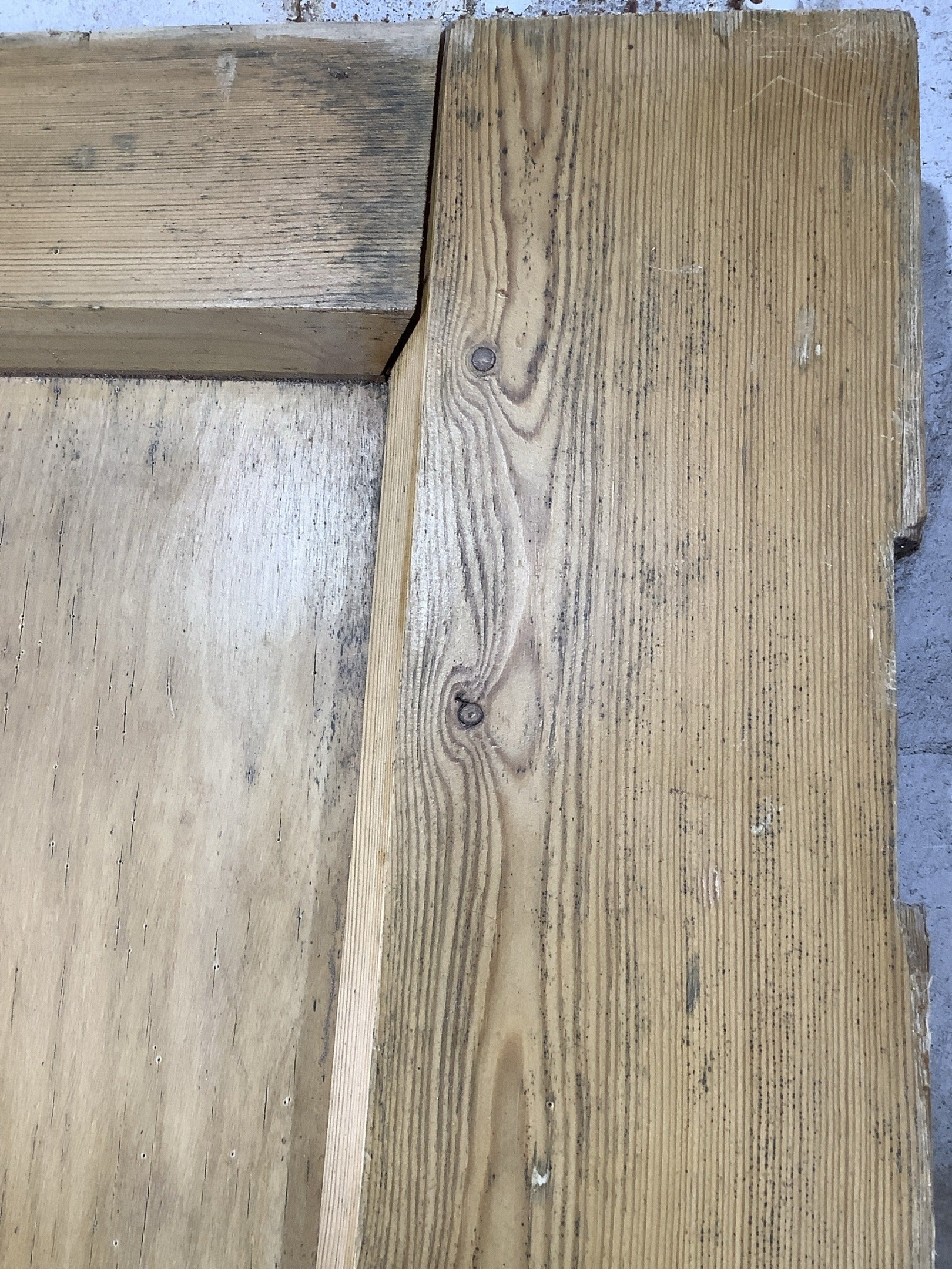 12th Pic 1930s Internal Stripped  Pitch Pine Reclaimed Door