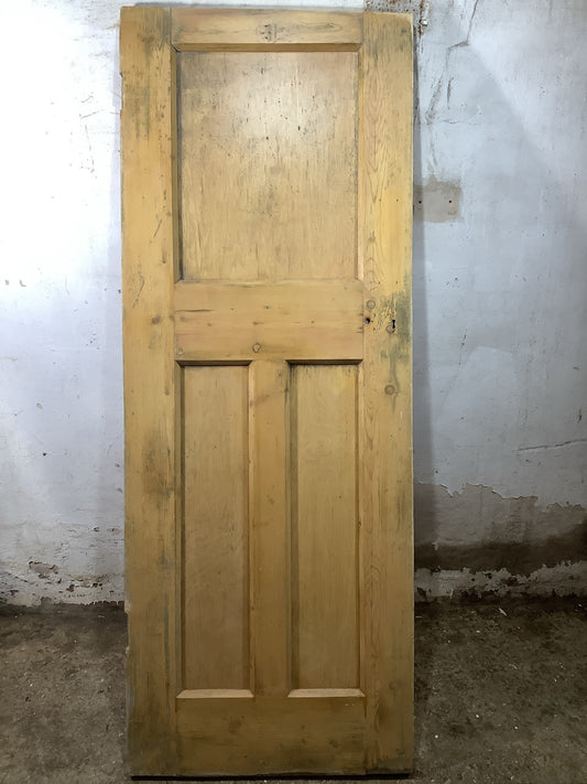 Main Picture 1930s Internal Stripped  Pitch Pine Reclaimed Door