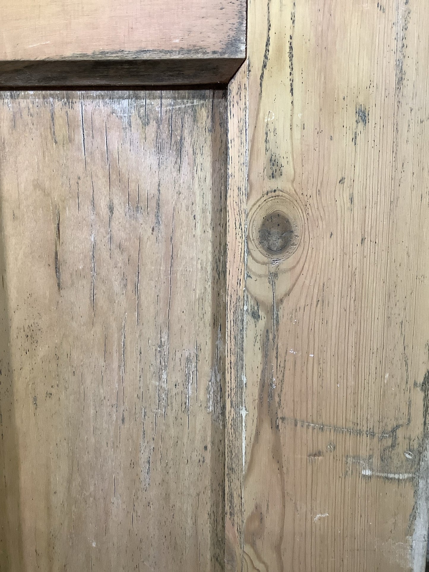 12th Pic 1930s Internal Stripped  Pitch Pine Reclaimed Door