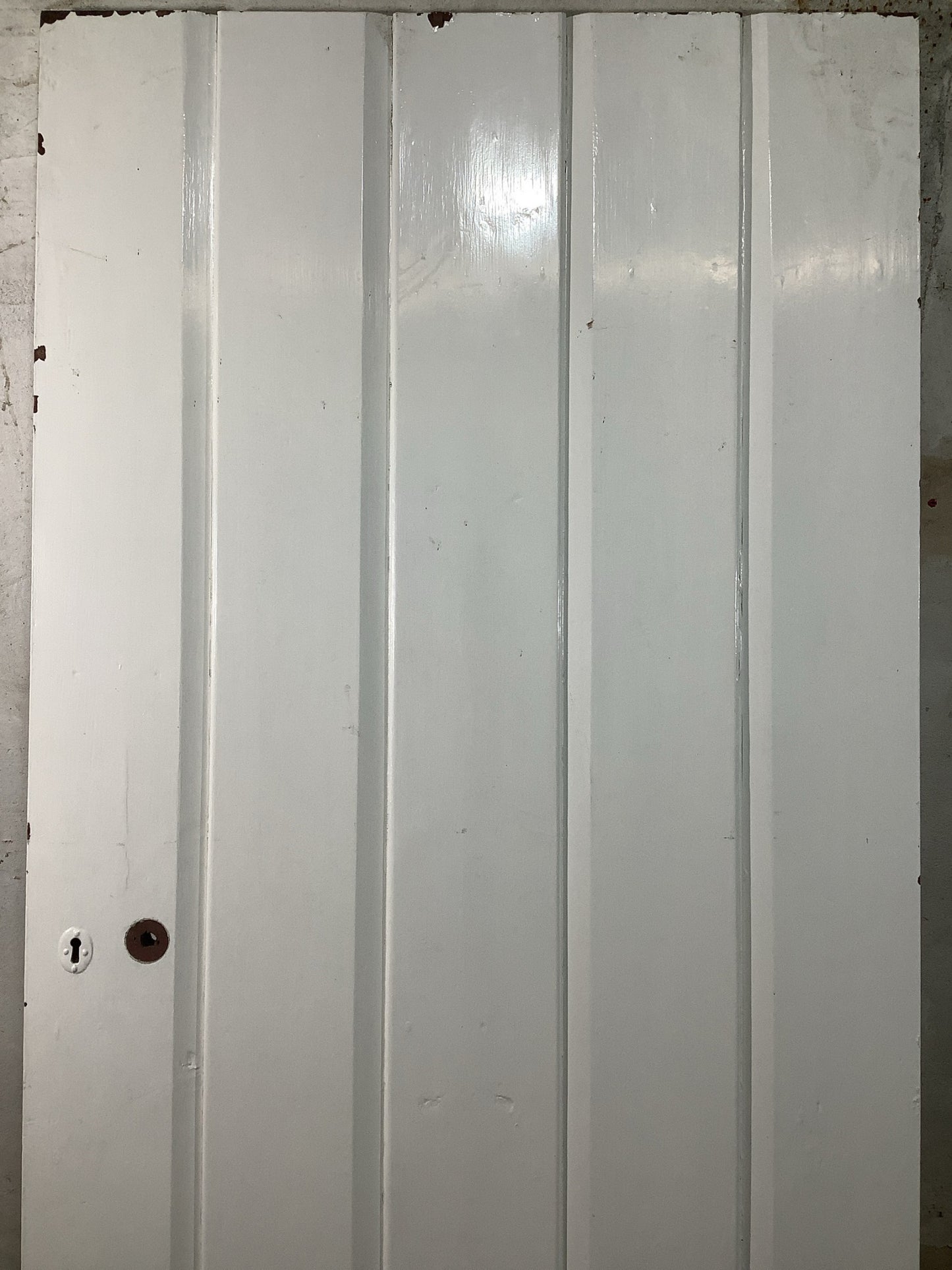 2nd Pic Old Internal Painted  Pine Reclaimed Door