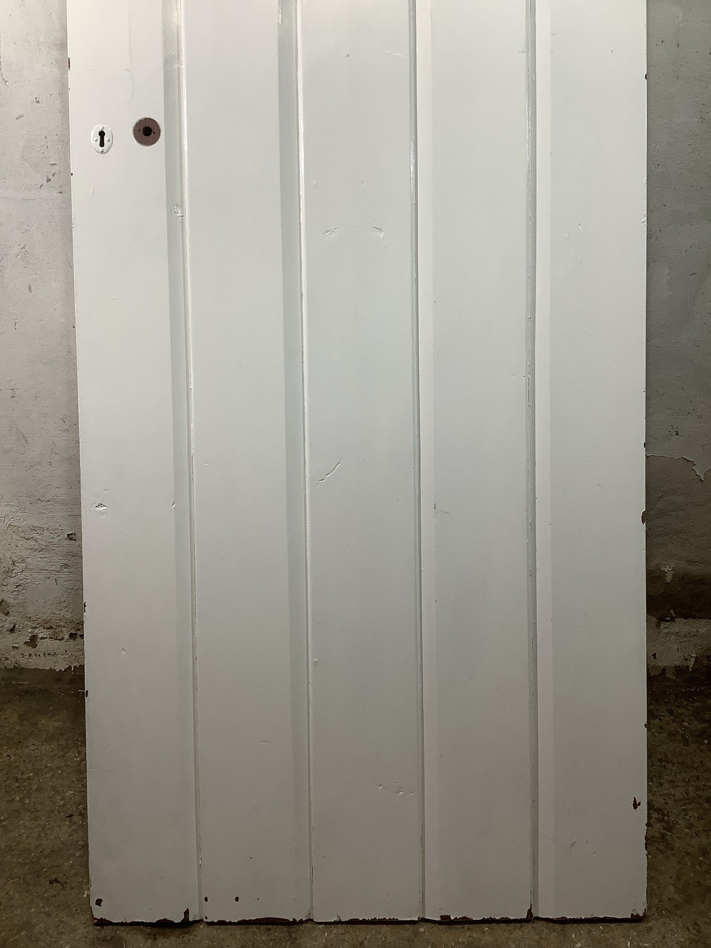 3rd Pic Old Internal Painted  Pine Reclaimed Door