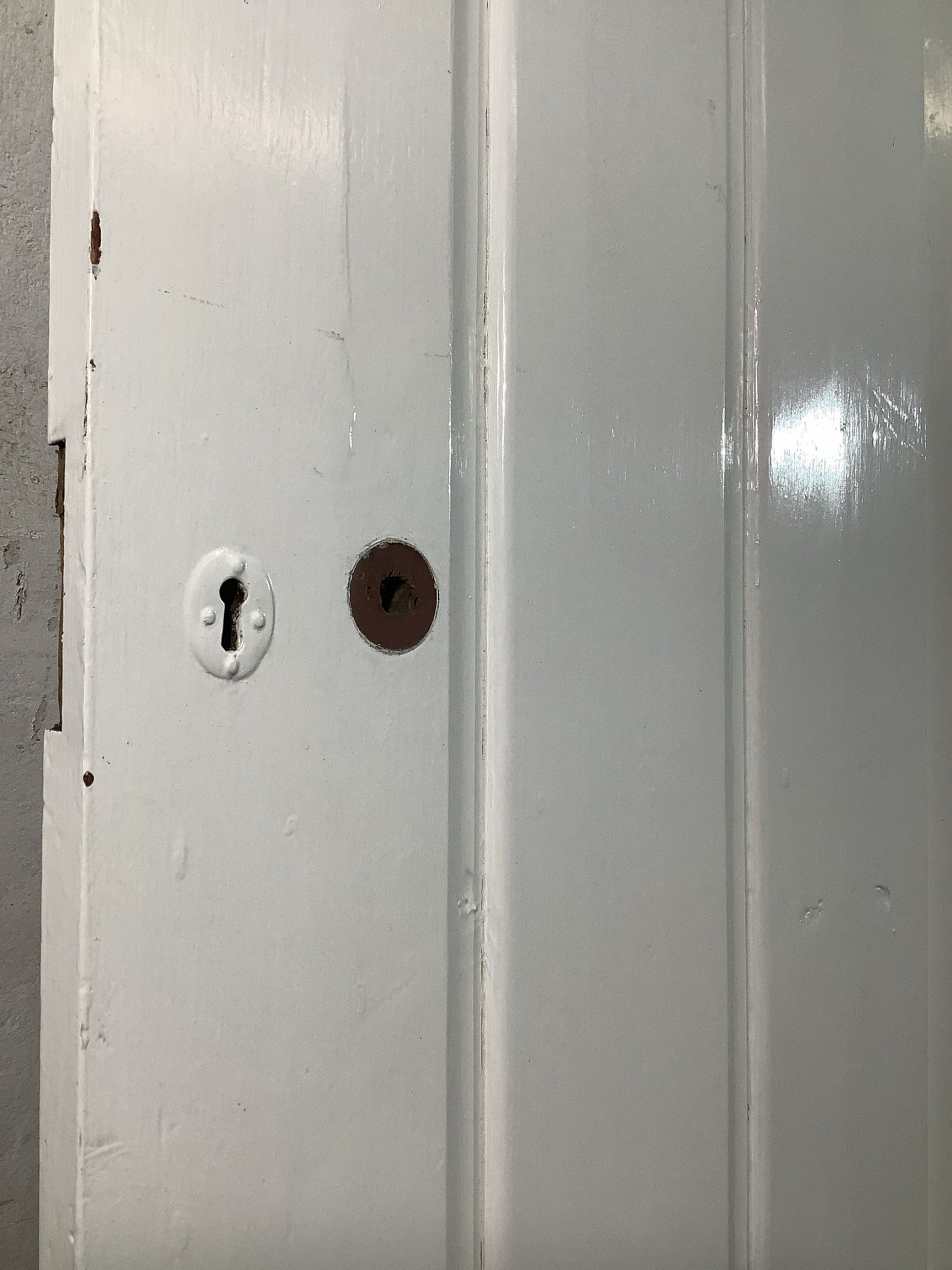 6th Pic Old Internal Painted  Pine Reclaimed Door