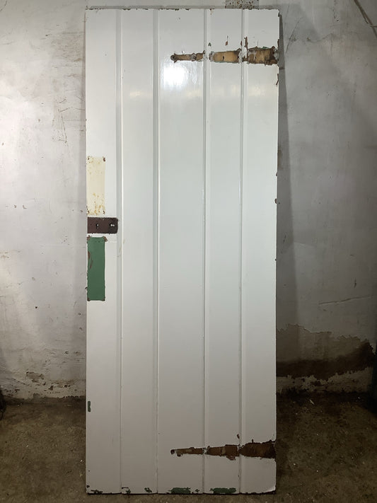 Main Picture Old Internal Painted  Pine Reclaimed Door