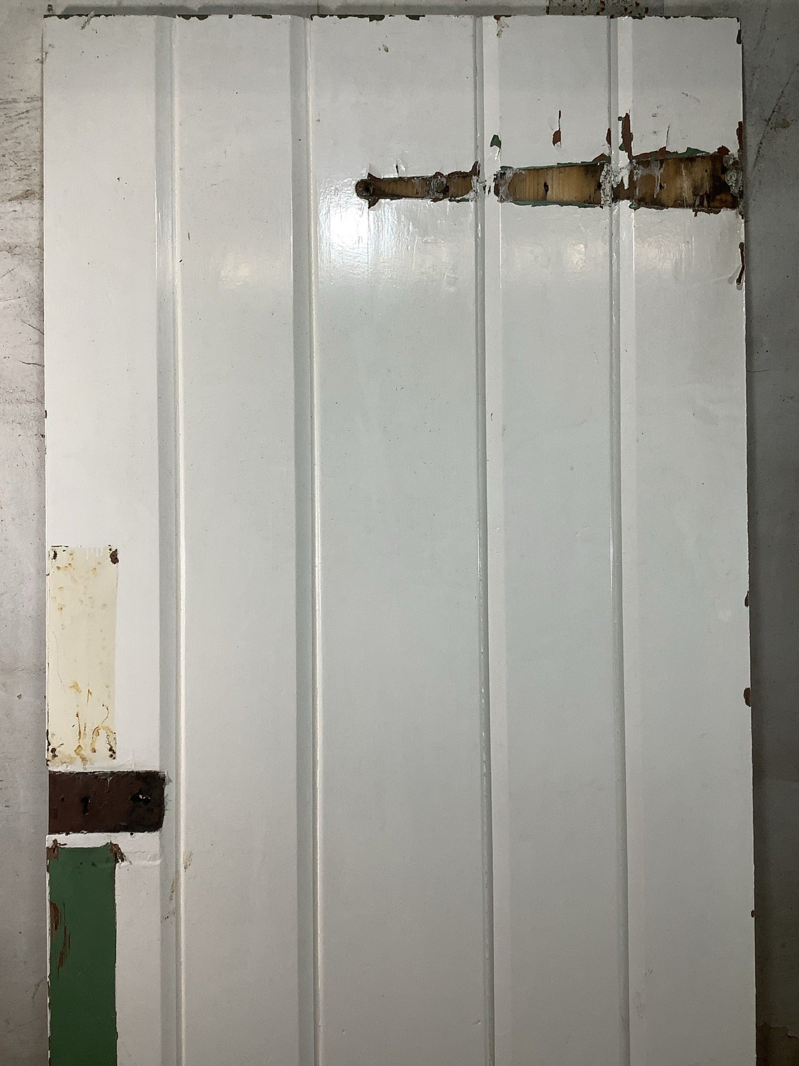 2nd Pic Old Internal Painted  Pine Reclaimed Door