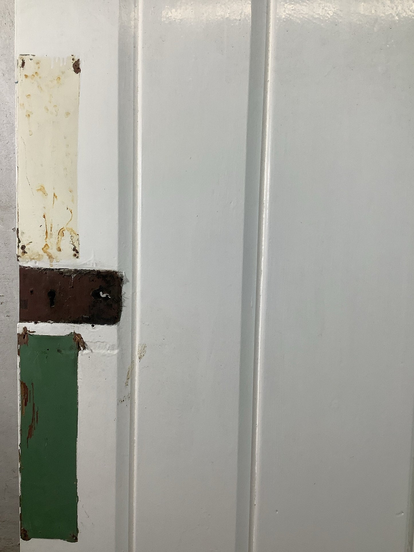 4th Pic Old Internal Painted  Pine Reclaimed Door