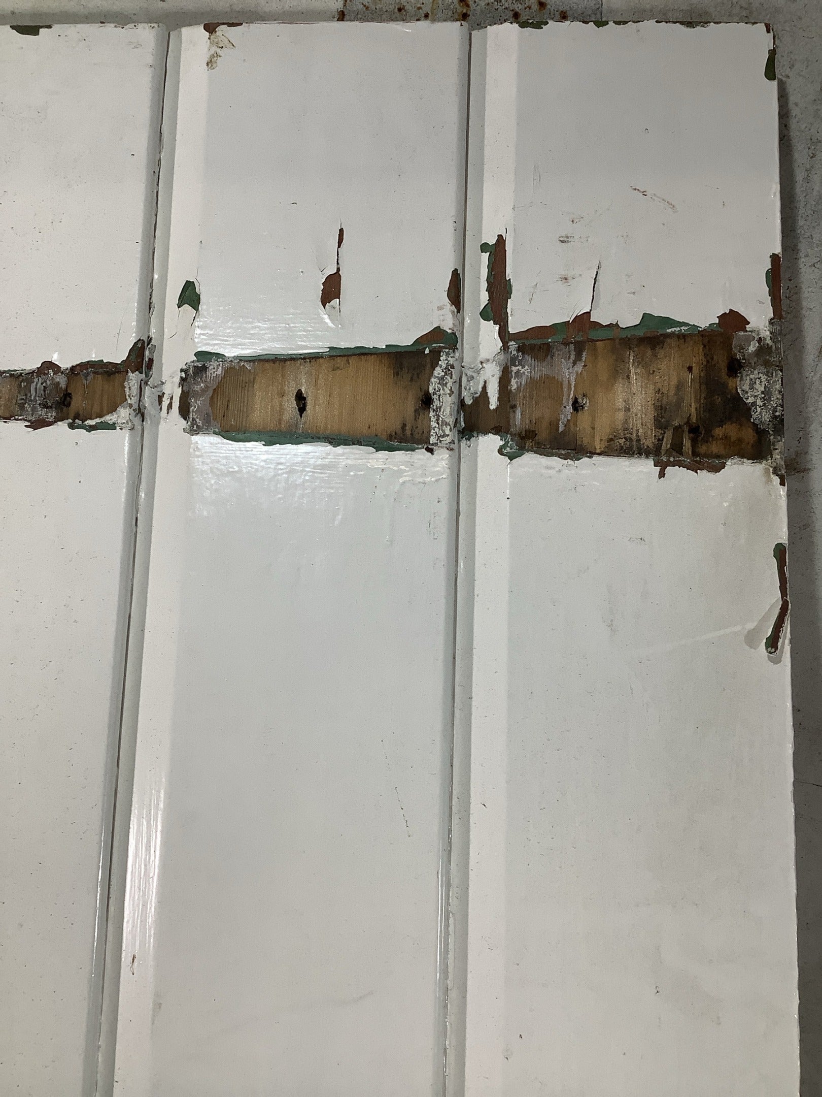 6th Pic Old Internal Painted  Pine Reclaimed Door