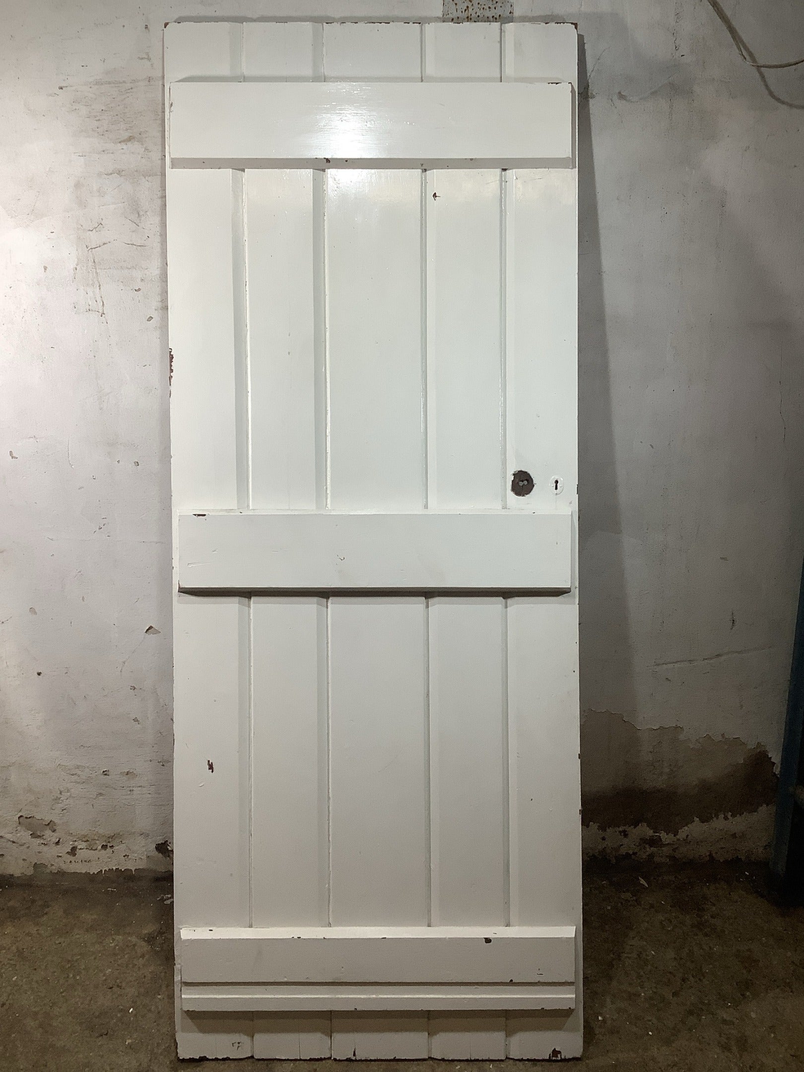 7th Pic Old Internal Painted  Pine Reclaimed Door