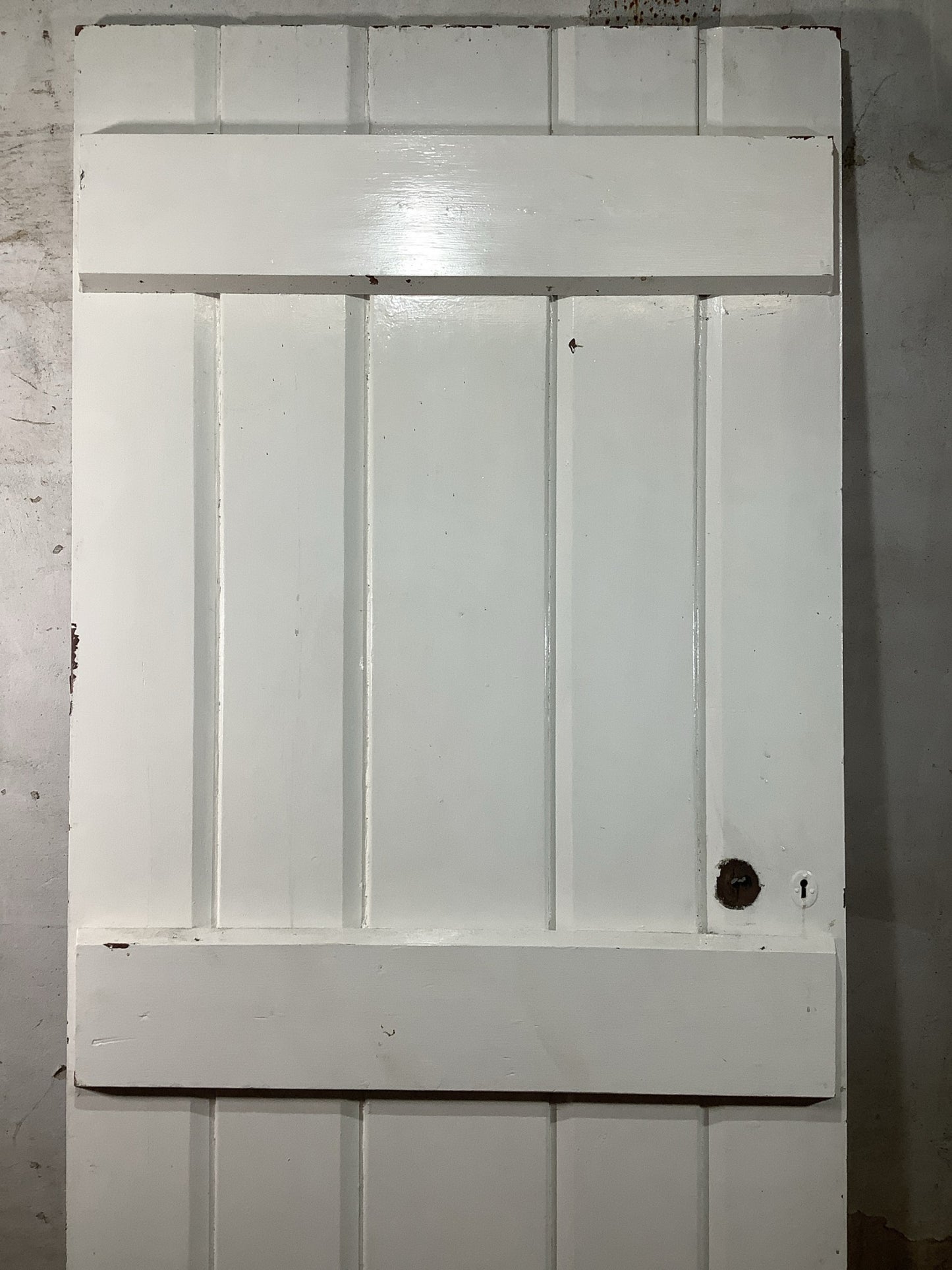8th Pic Old Internal Painted  Pine Reclaimed Door