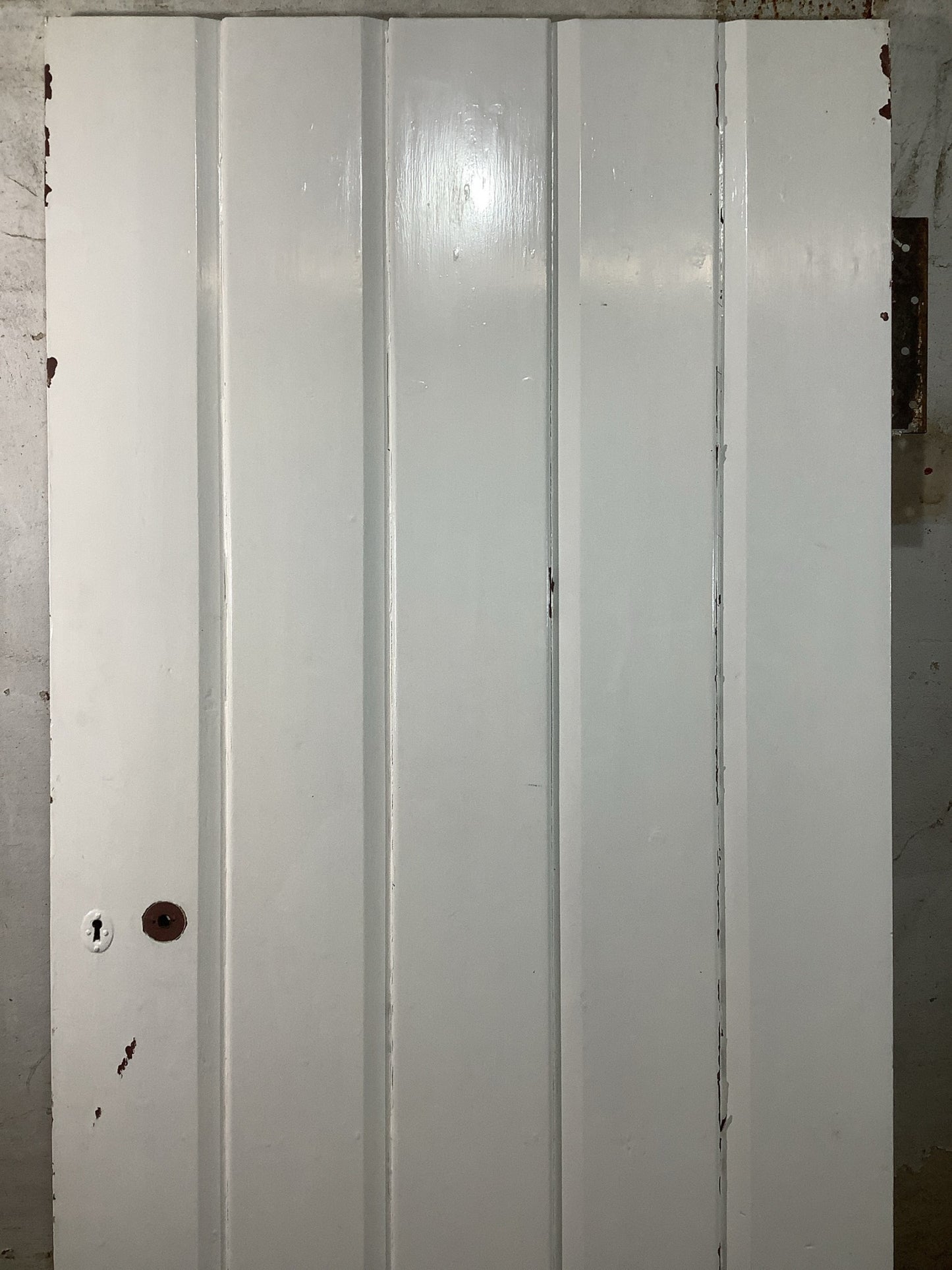 2nd Pic Old Internal Painted  Pine Reclaimed Door