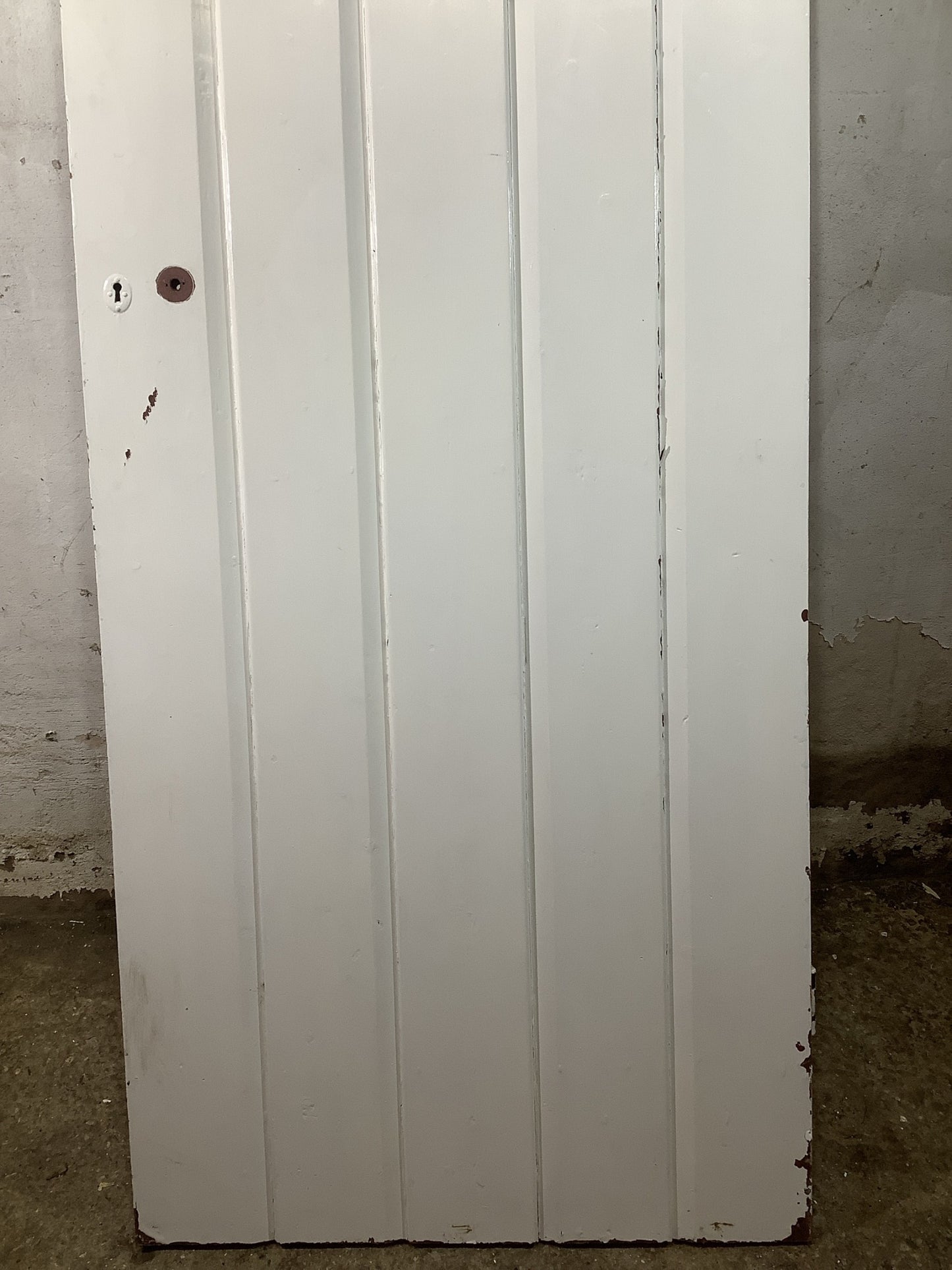 3rd Pic Old Internal Painted  Pine Reclaimed Door