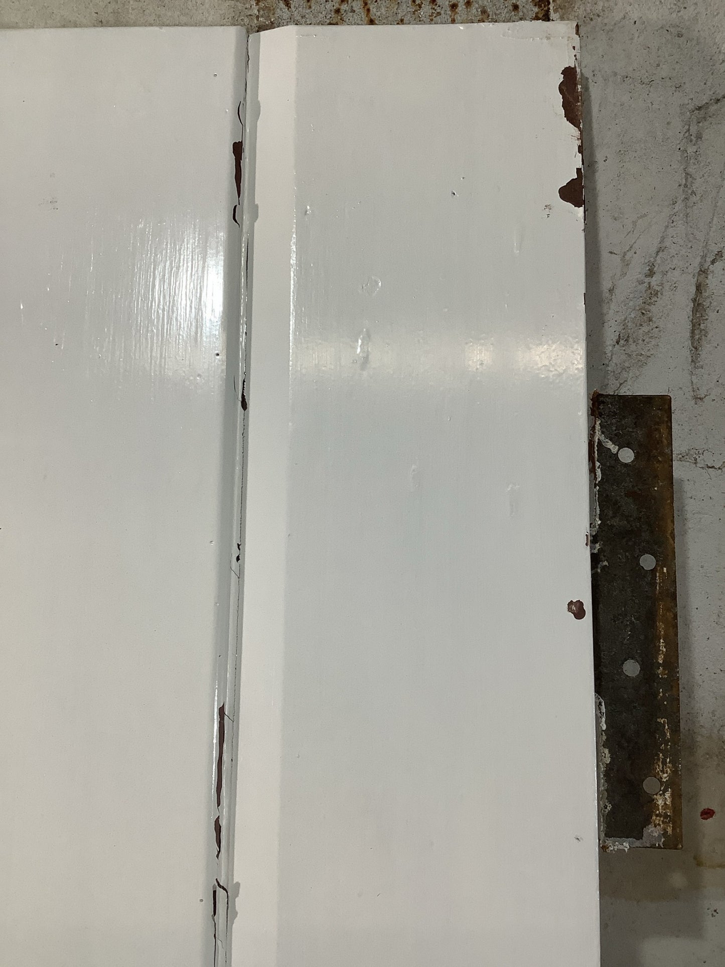 5th Pic Old Internal Painted  Pine Reclaimed Door