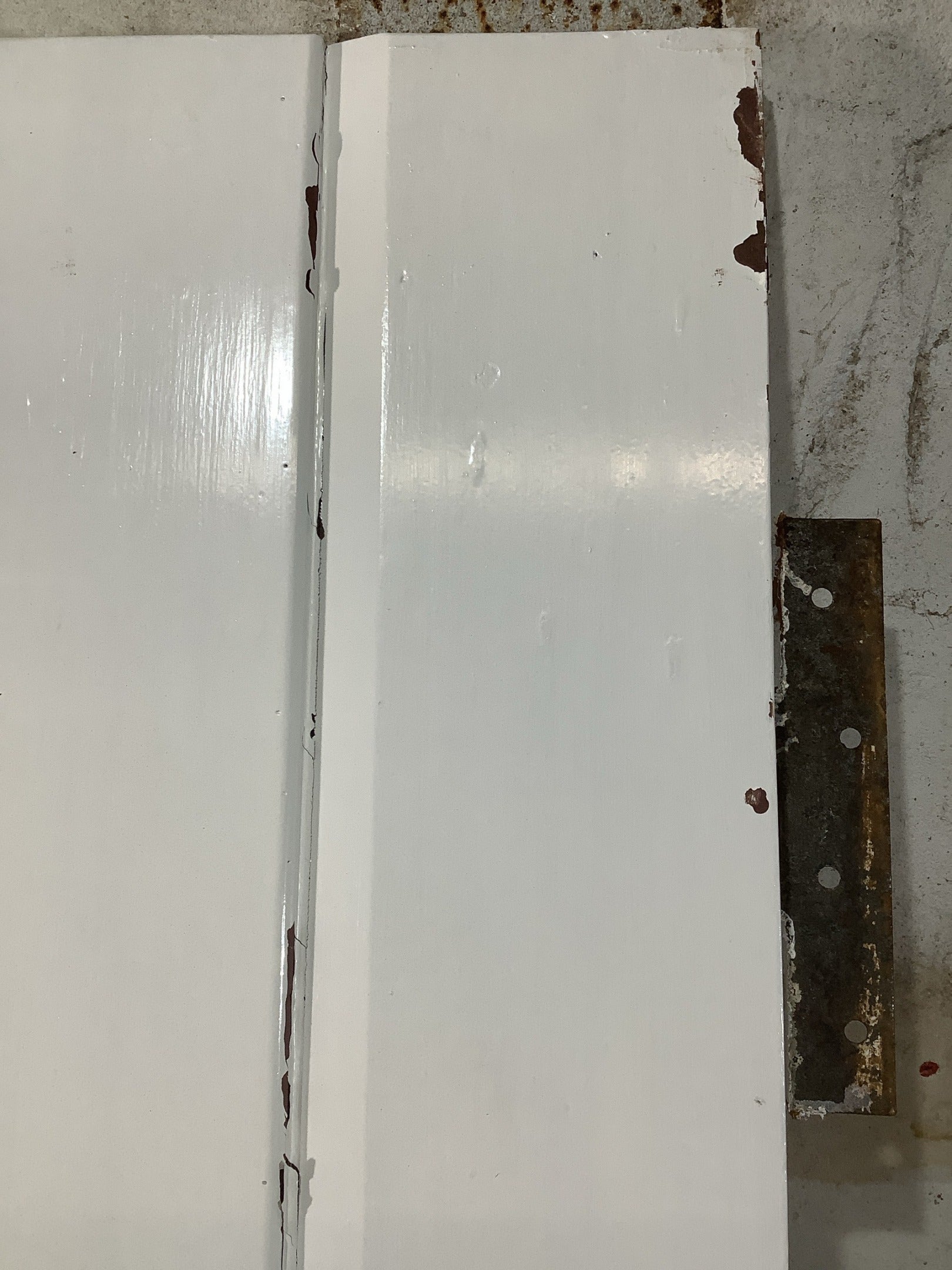 5th Pic Old Internal Painted  Pine Reclaimed Door