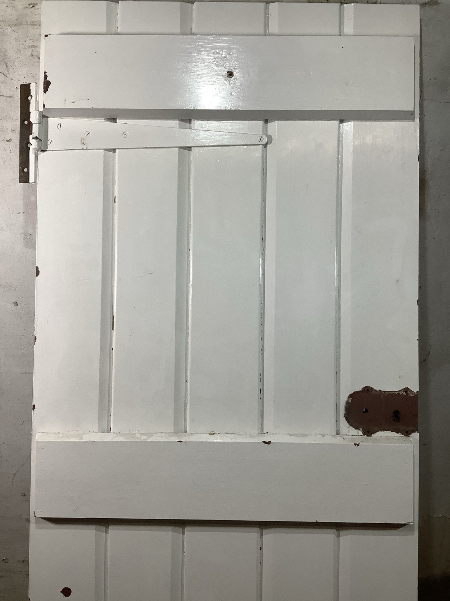 8th Pic Old Internal Painted  Pine Reclaimed Door