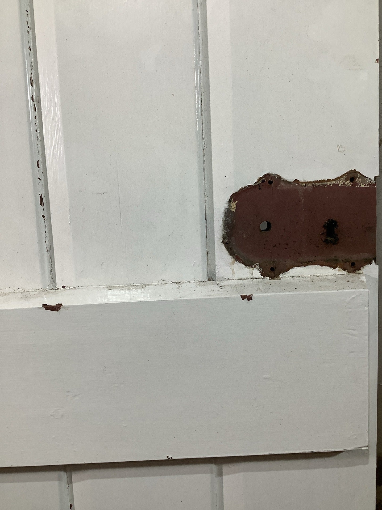 11th Pic Old Internal Painted  Pine Reclaimed Door