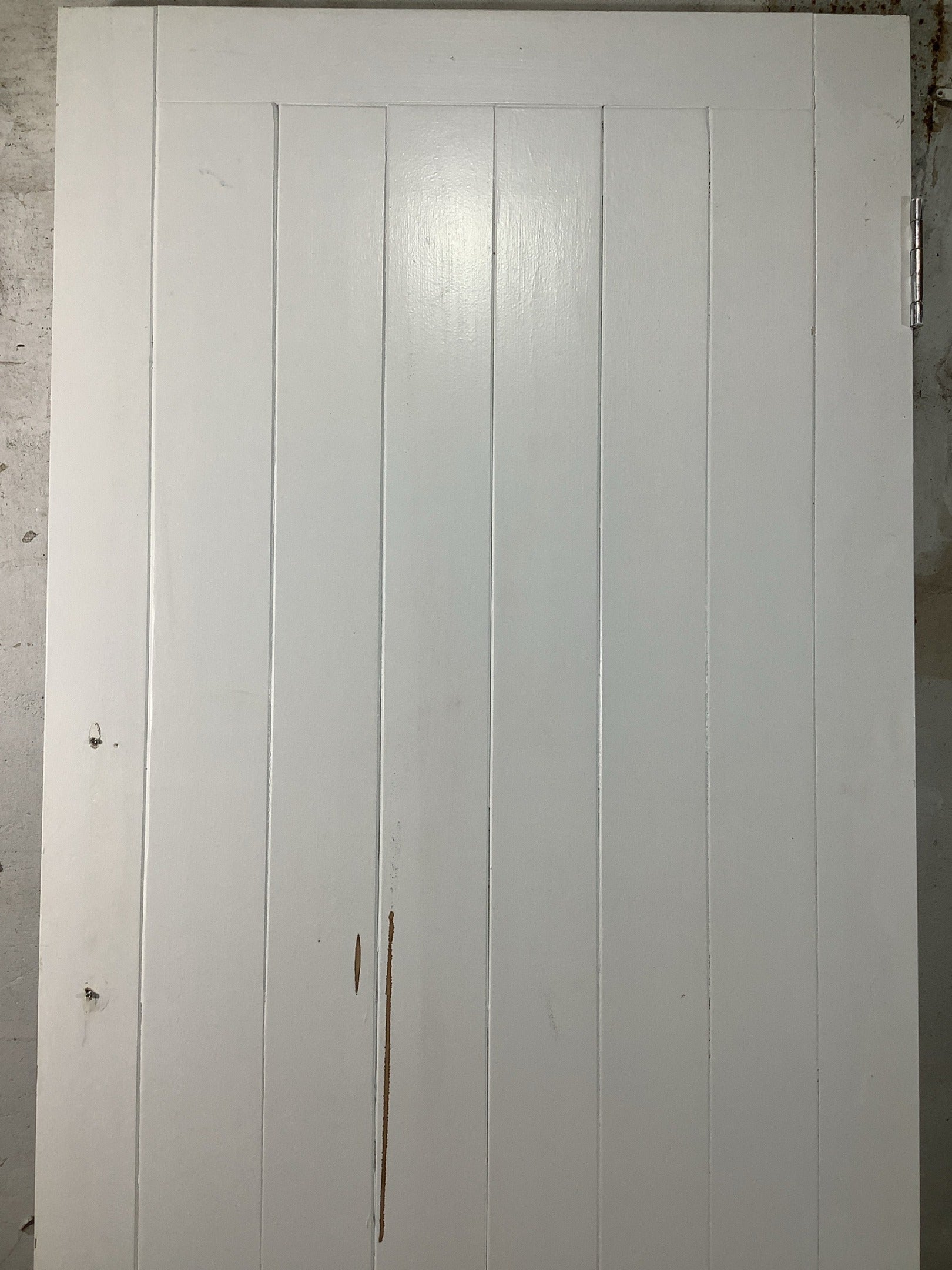 2nd Pic Old Internal Painted  Pine Reclaimed Door