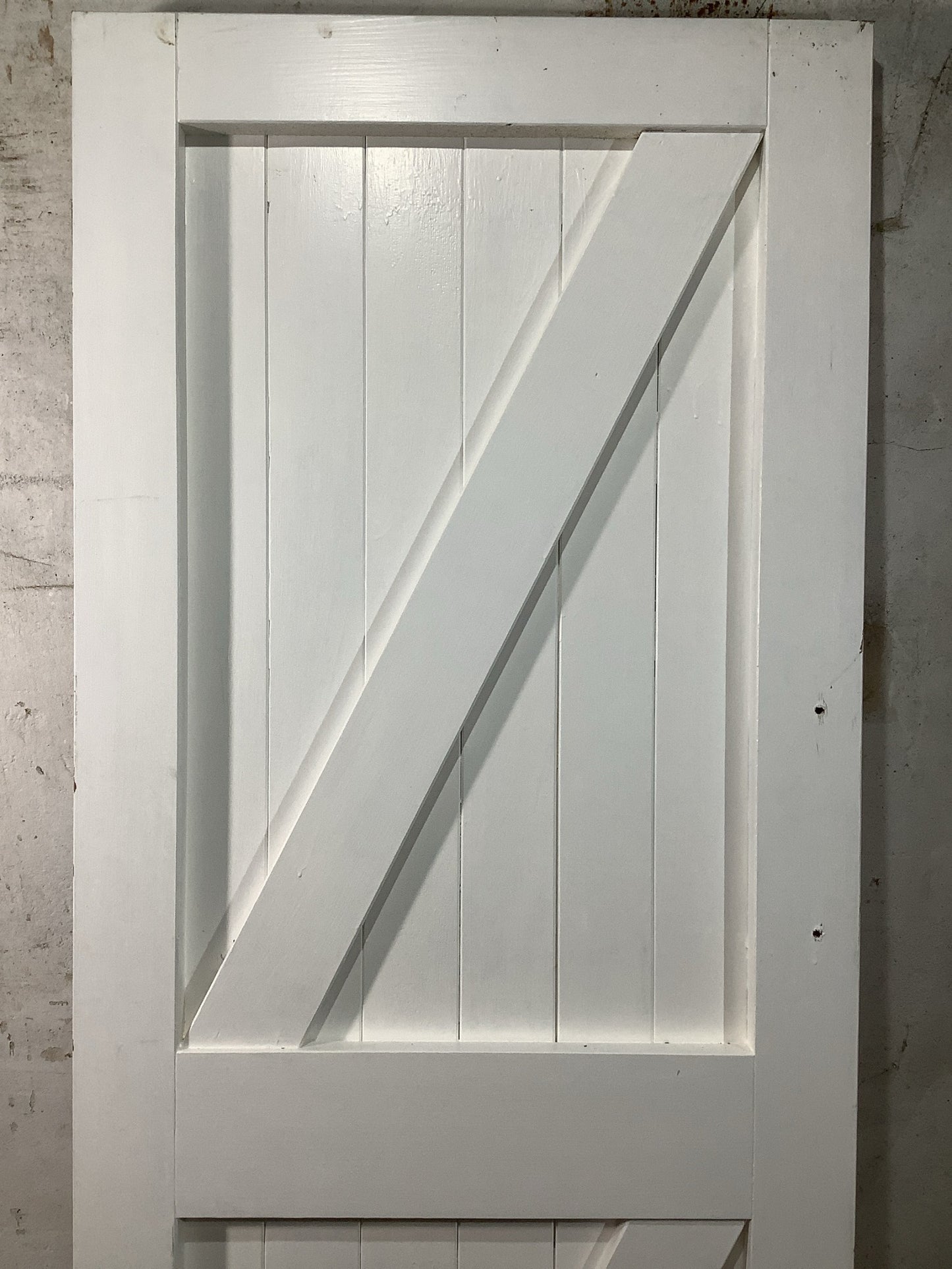 8th Pic Old Internal Painted  Pine Reclaimed Door